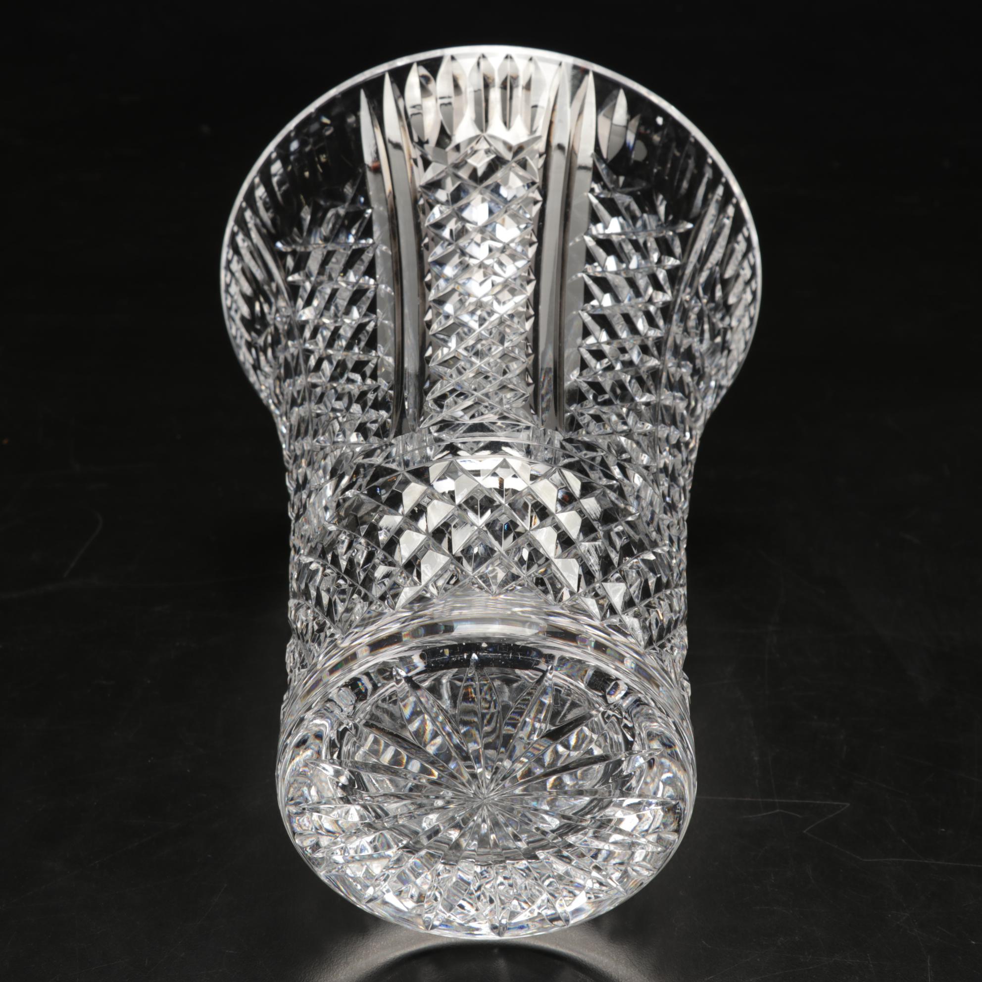 Waterford Tall Crystal Flower Vase