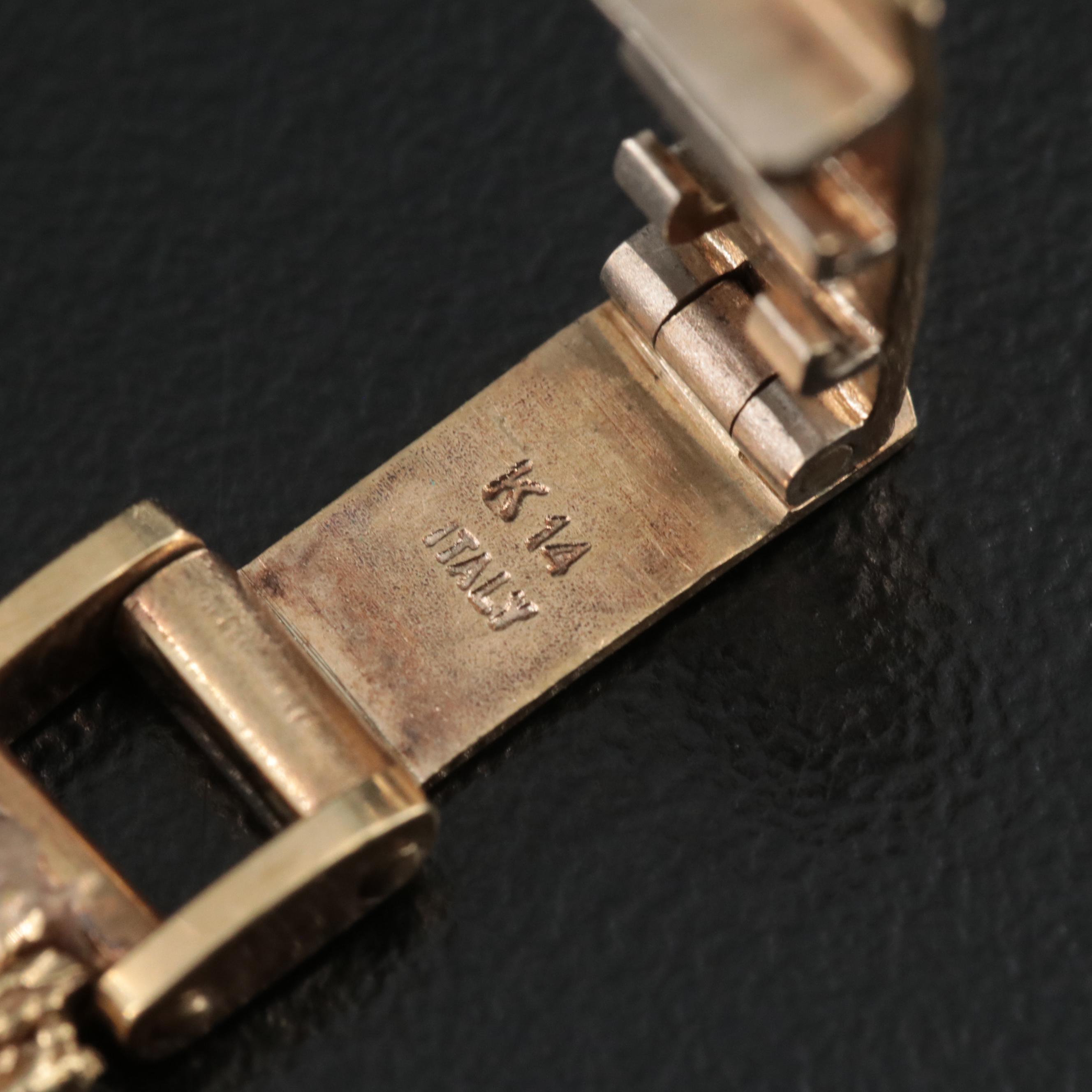 Omega DeVille 14K and Diamond Watch