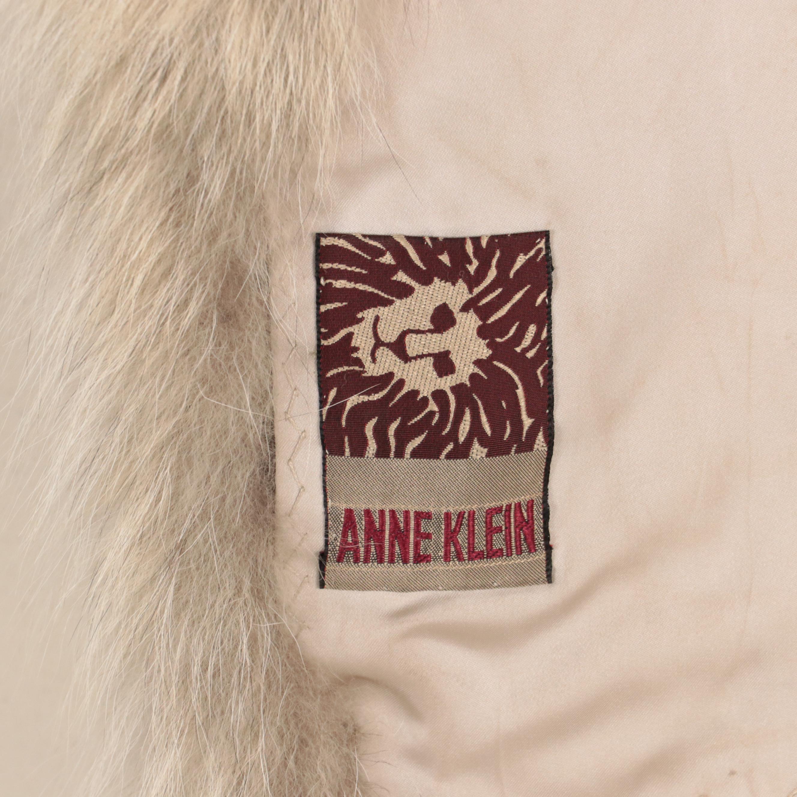 Anne Klein Coyote Fur Full Length Coat for Kotsovos Furs