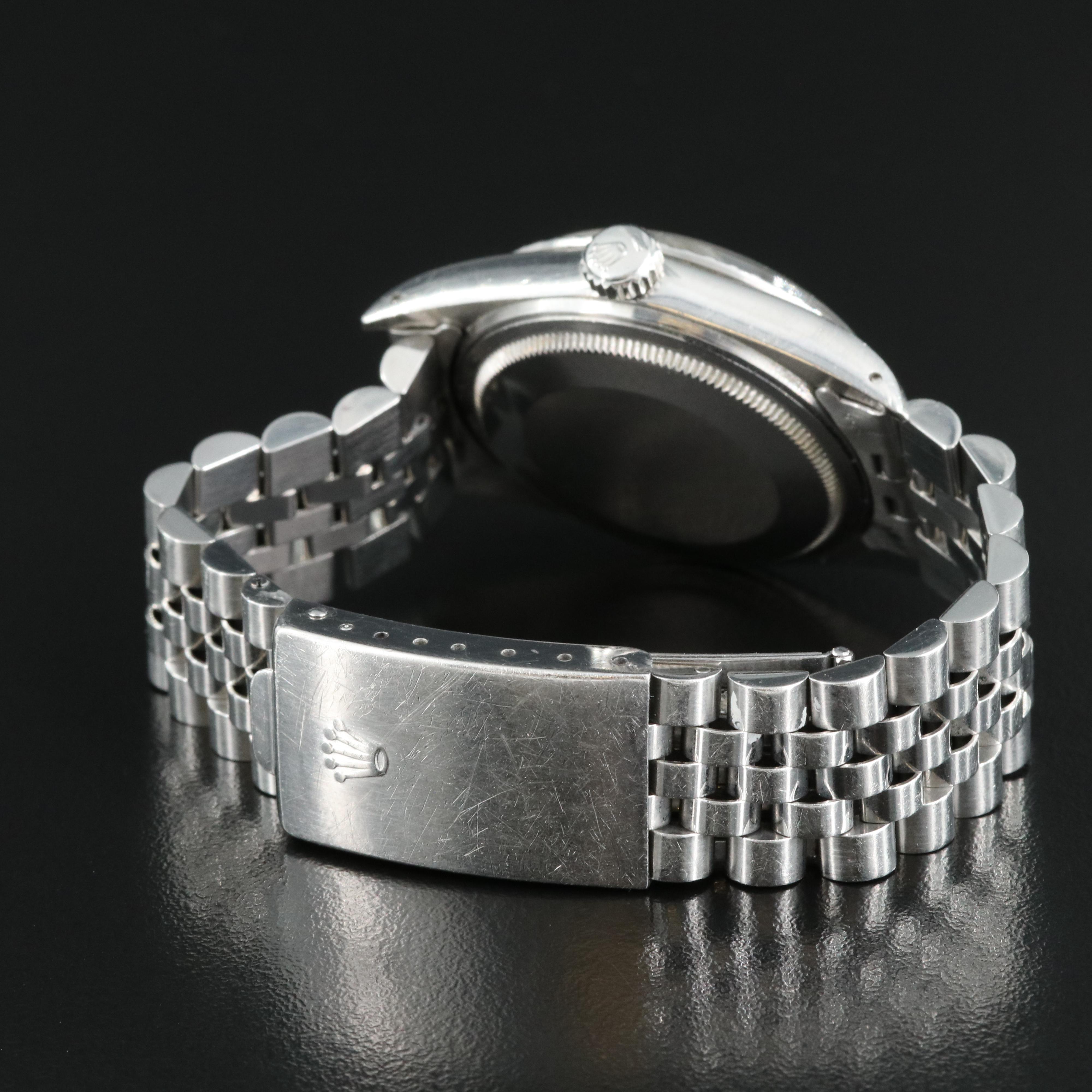 1984 Rolex Tapestry Dial Oyster Perpetual Datejust Watch