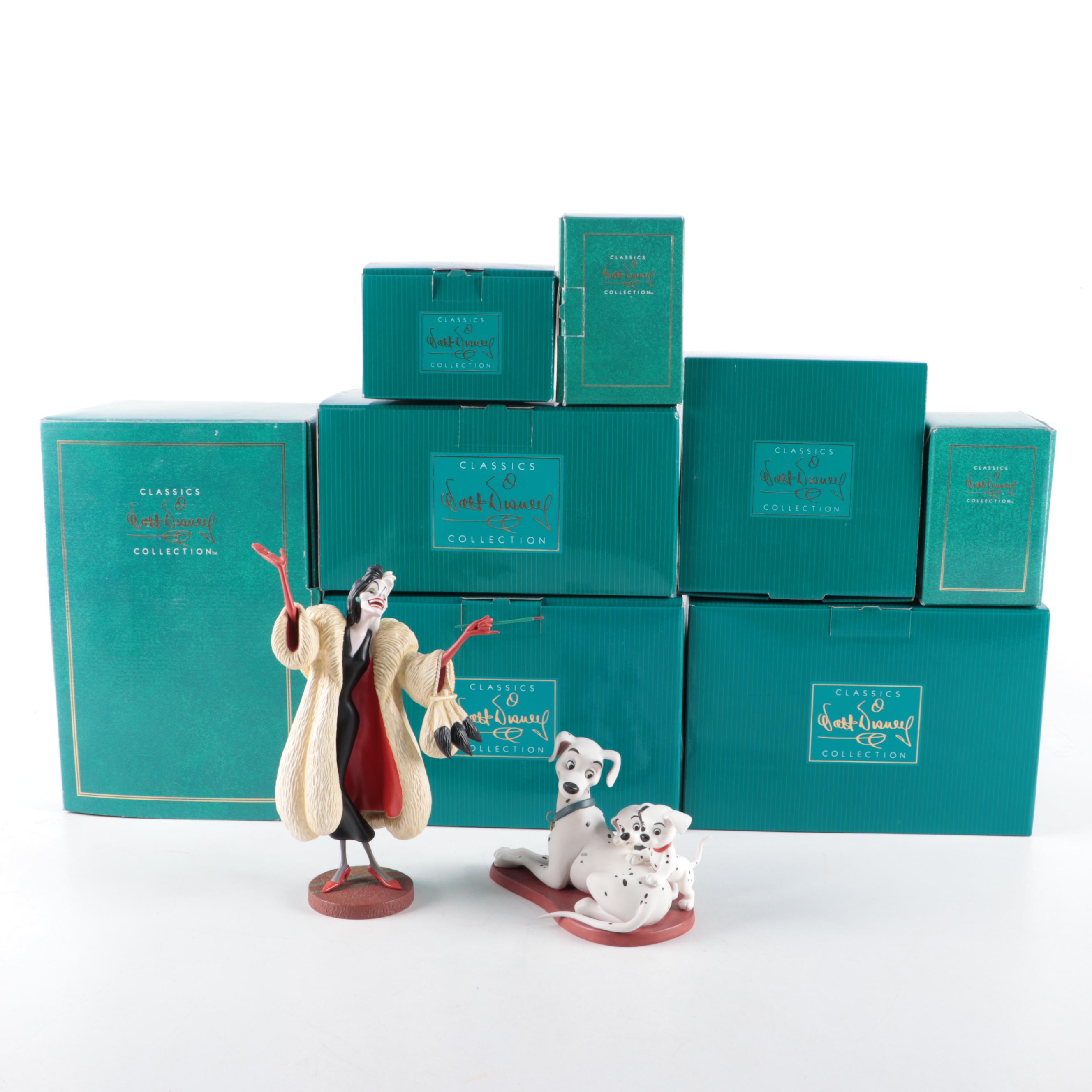 Walt Disney Classics Collection "101 Dalmatians" Porcelain Figurines