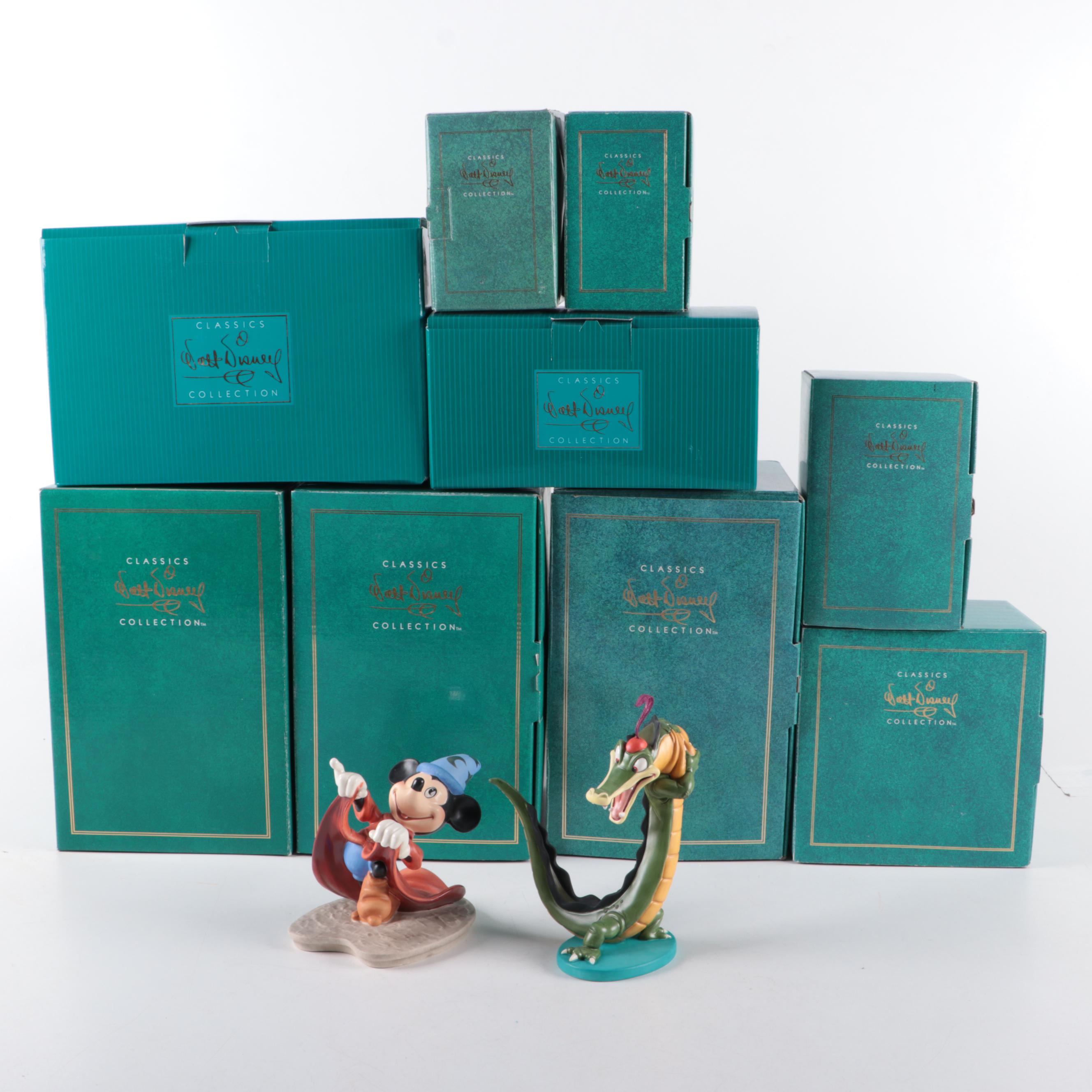 Walt Disney Classics Collection "Fantasia" Porcelain Figurines