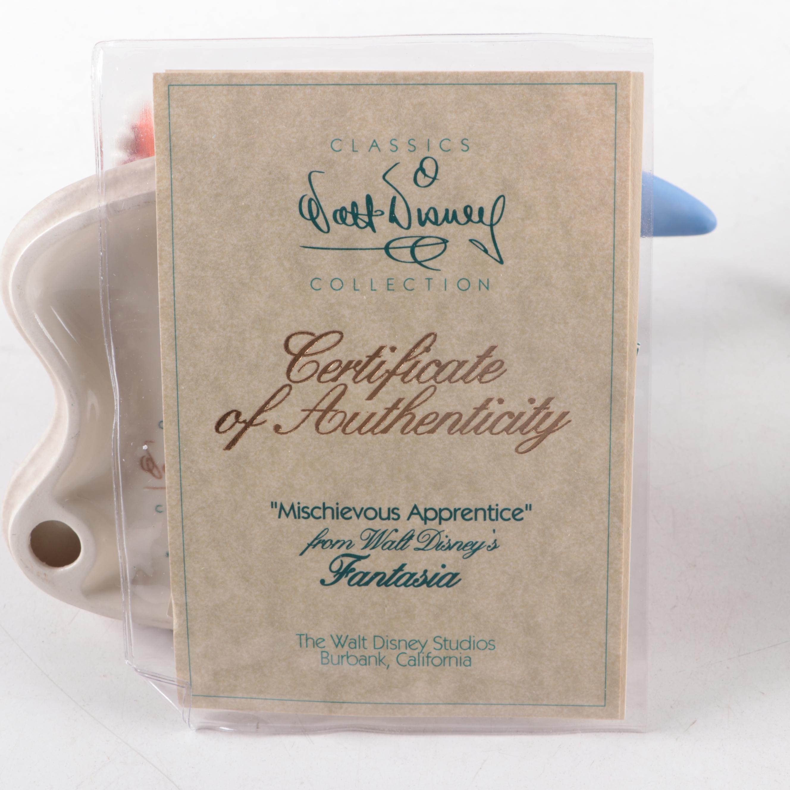 Walt Disney Classics Collection "Fantasia" Porcelain Figurines