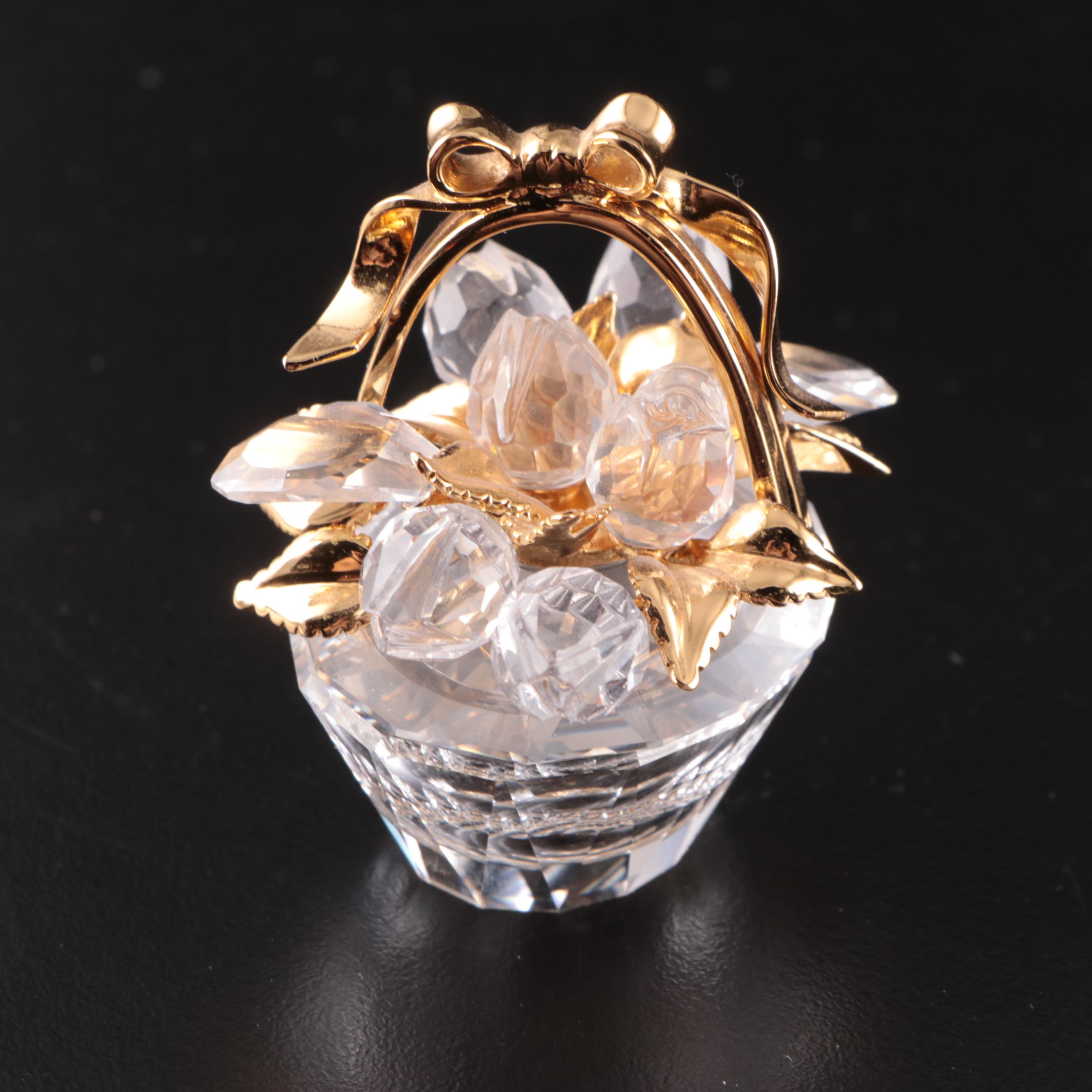 Faceted Crystal Flowers and Decor