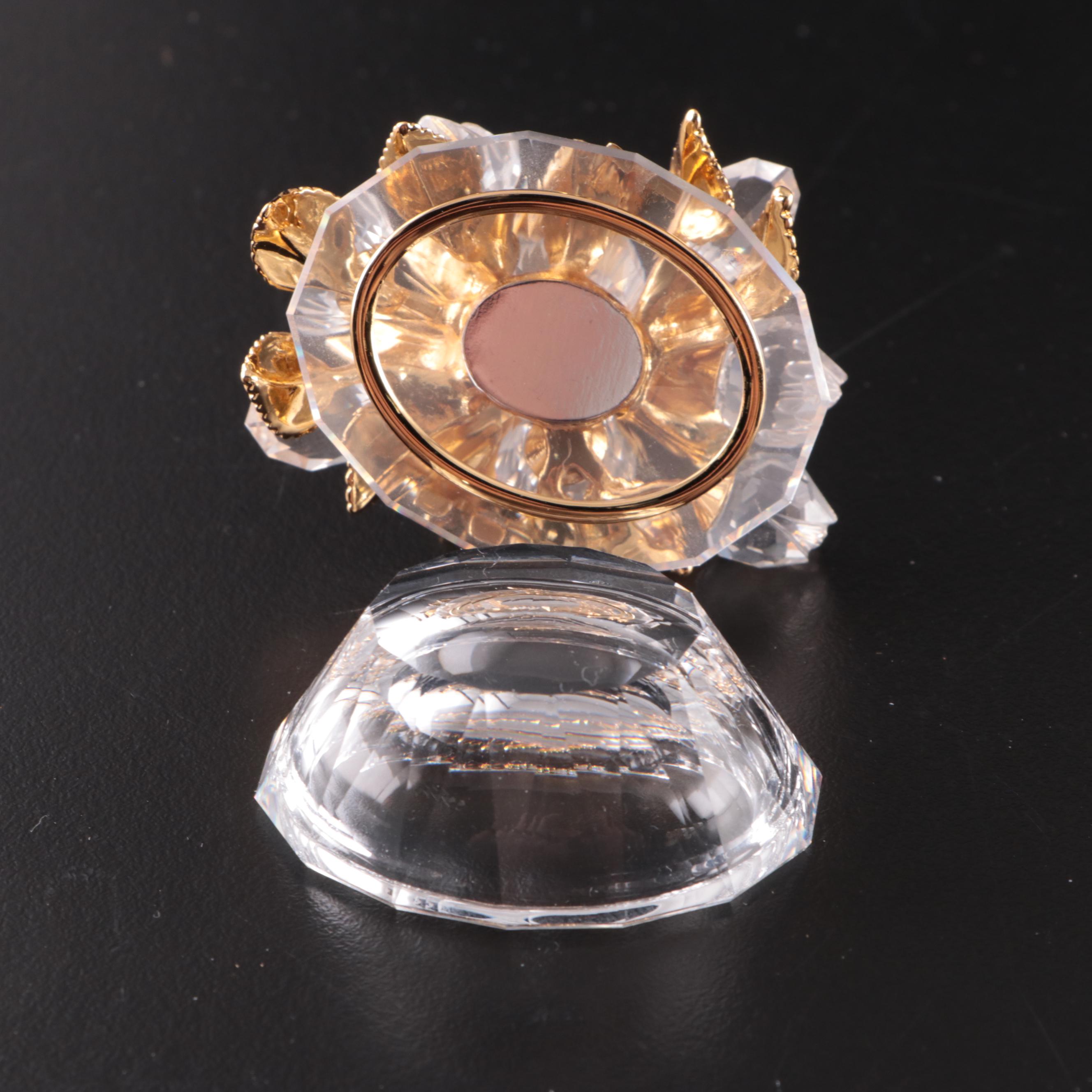 Faceted Crystal Flowers and Decor