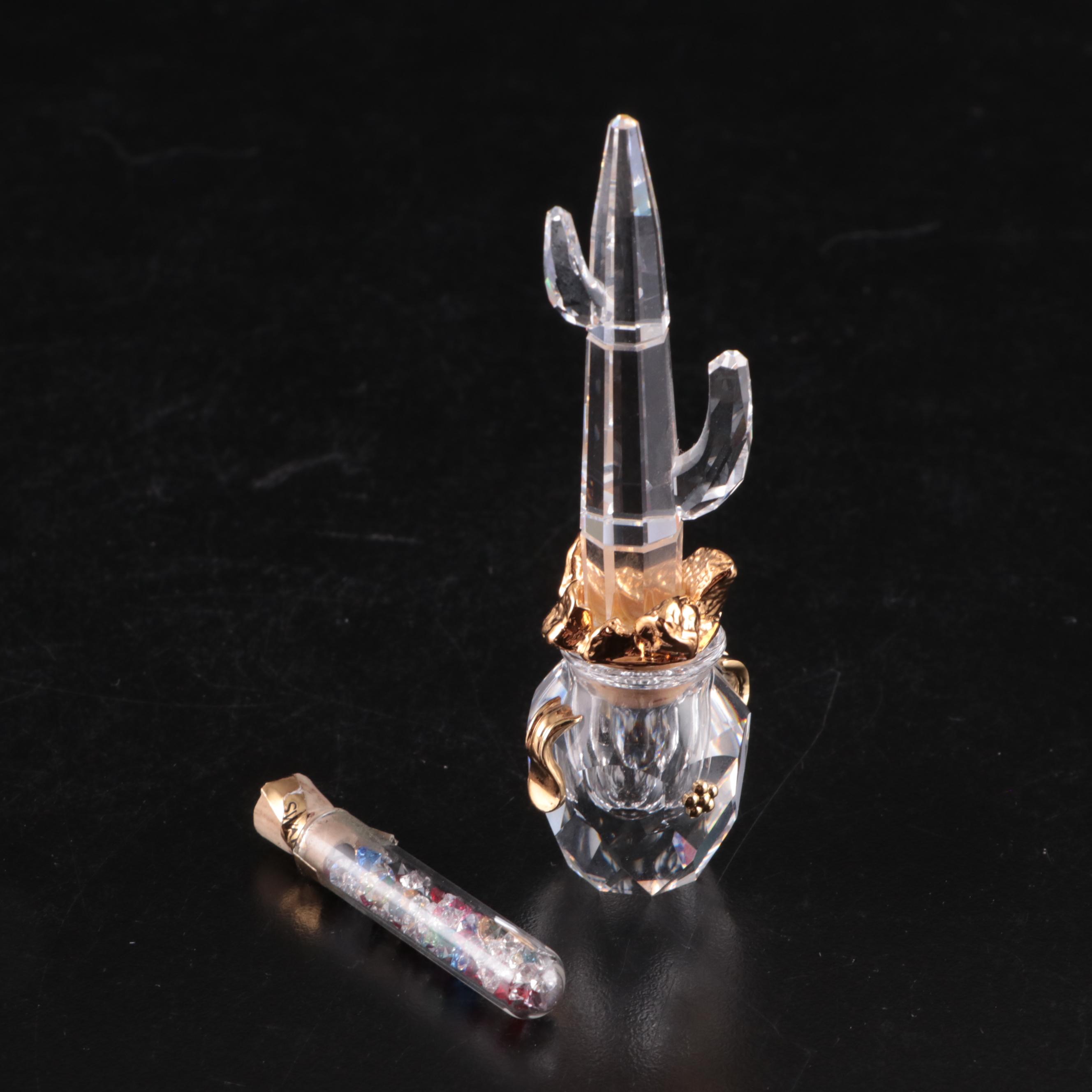 Faceted Crystal Flowers and Decor