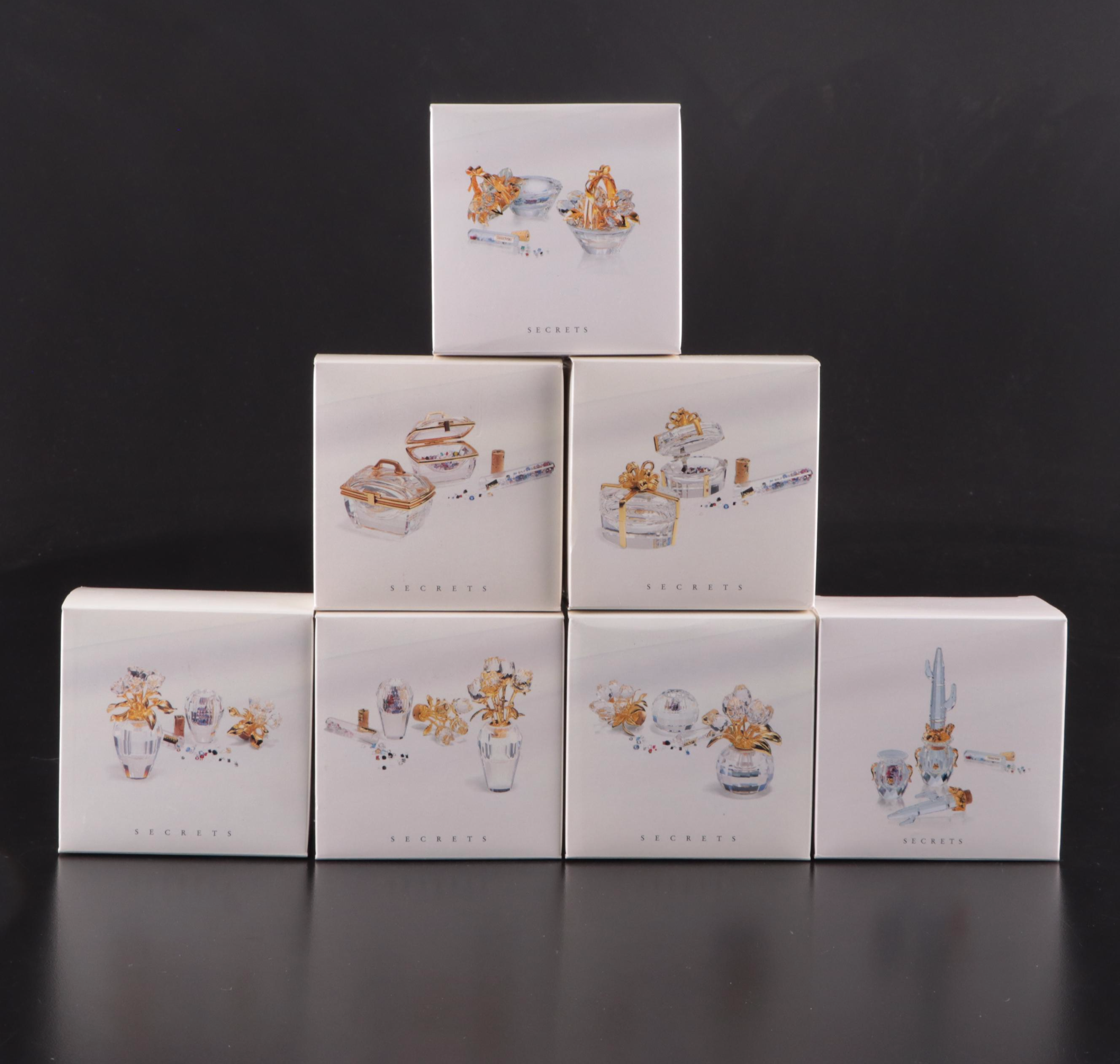 Faceted Crystal Flowers and Decor