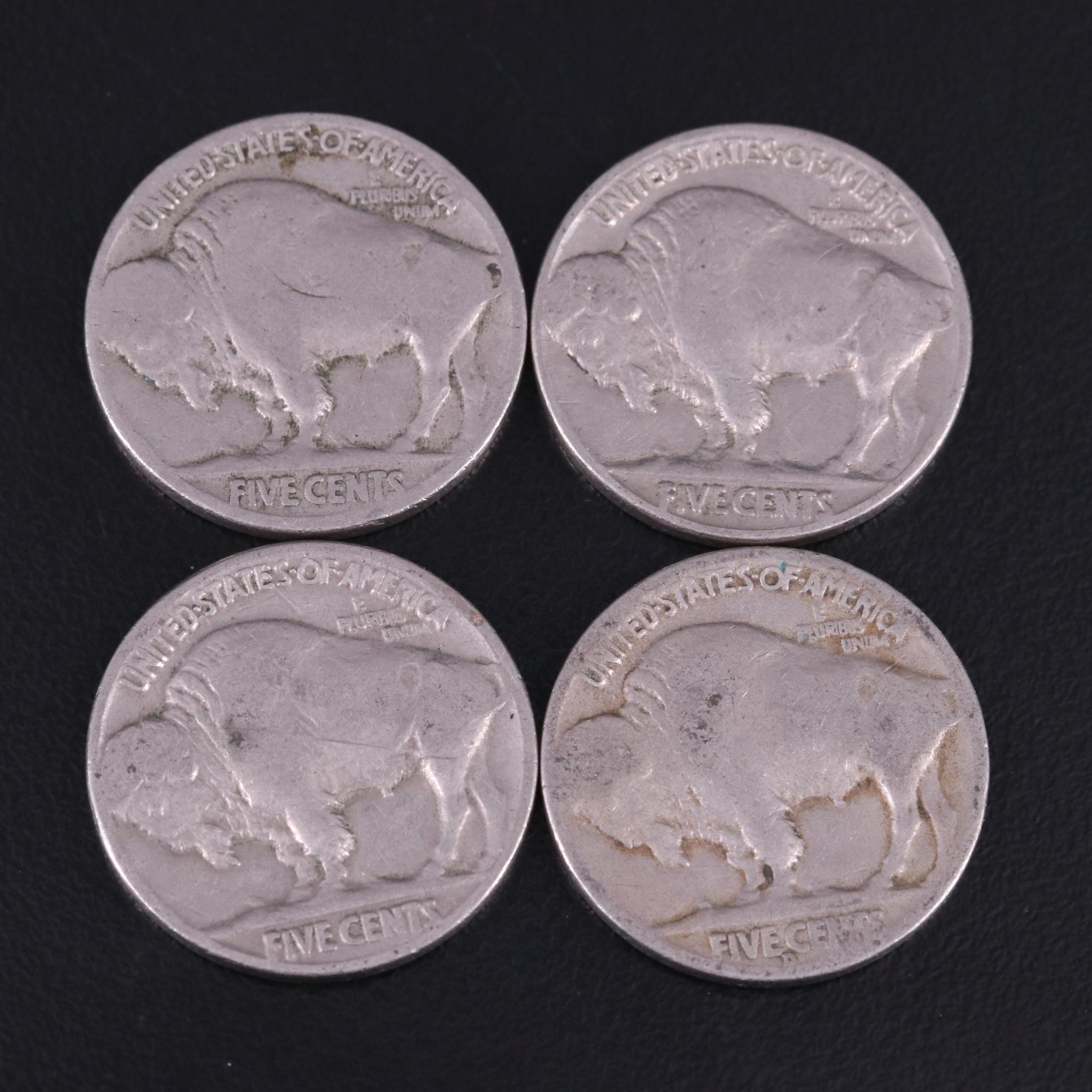 146 Buffalo Nickels, All With Dates