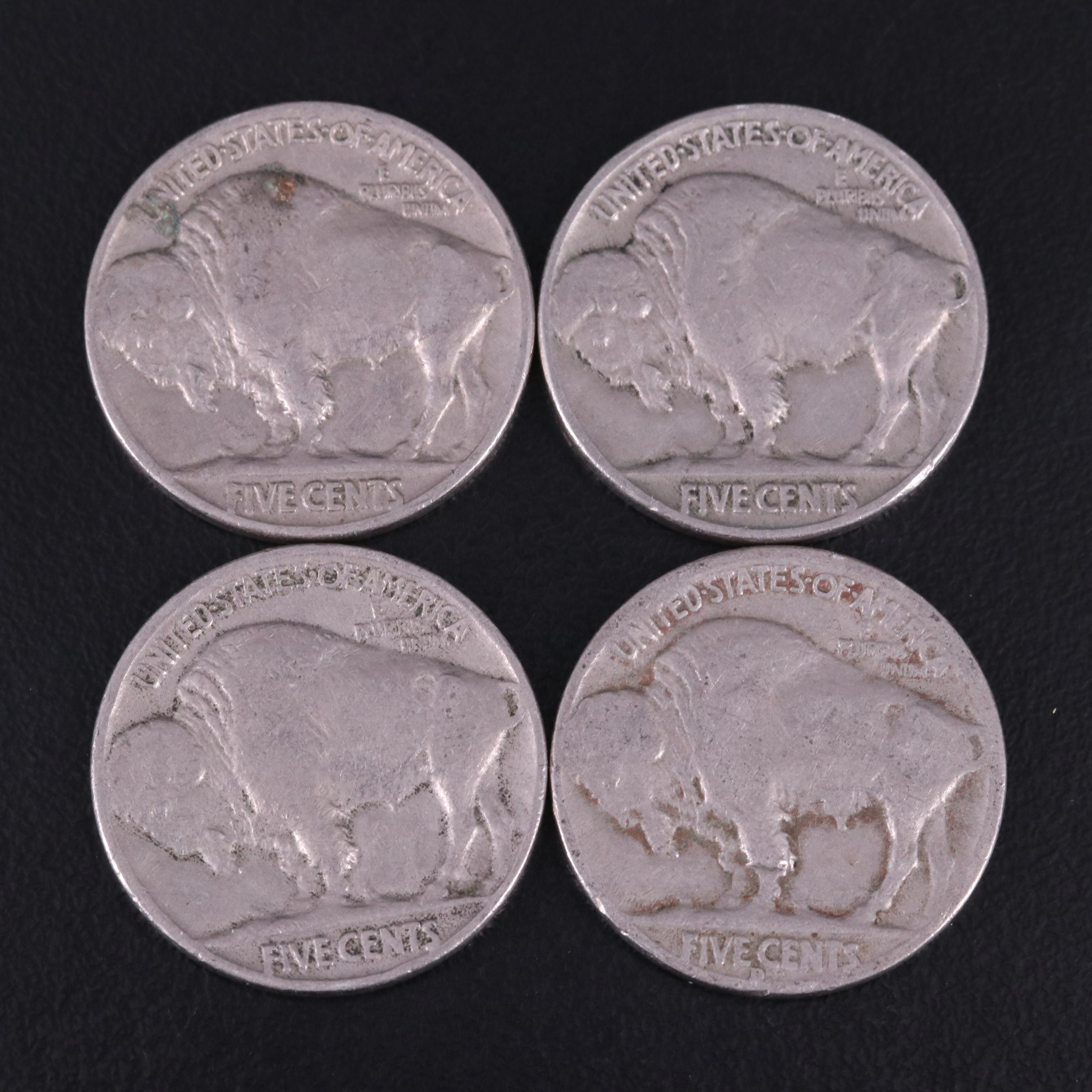 146 Buffalo Nickels, All With Dates