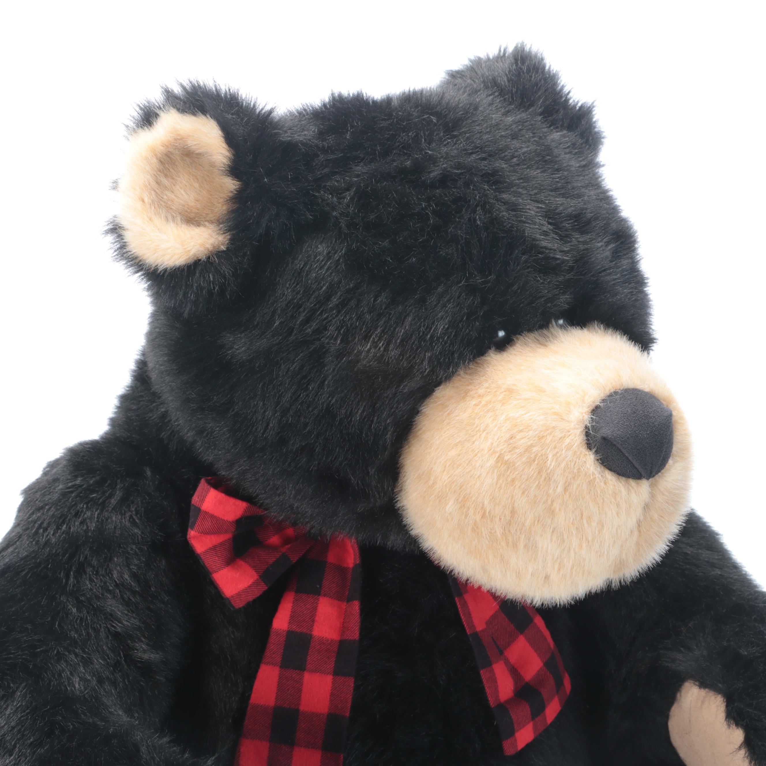 Artist Signed Boyds Bears Head Bean Collection "Big 'Ol Bubba" Teddy Bear