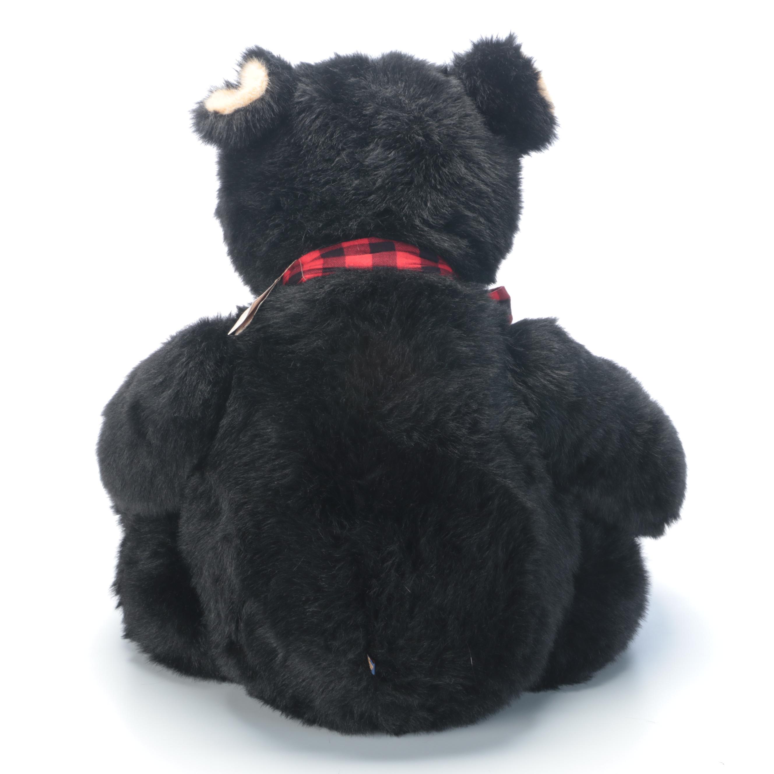 Artist Signed Boyds Bears Head Bean Collection "Big 'Ol Bubba" Teddy Bear