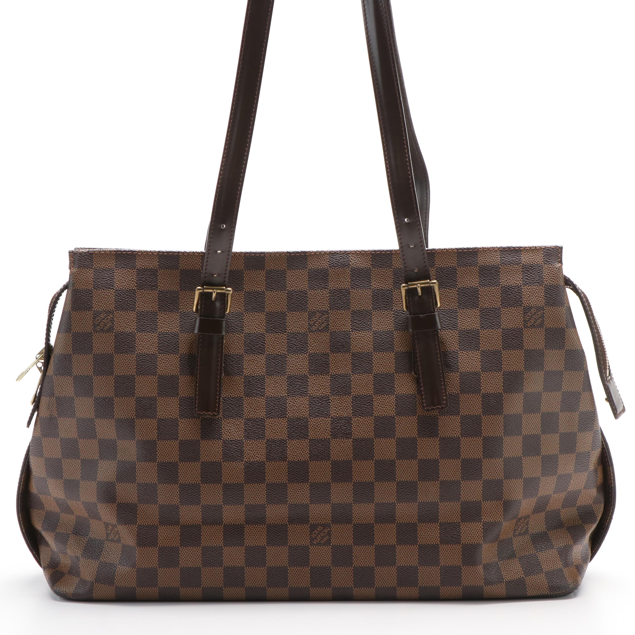 Louis Vuitton Chelsea Damier Ebene Canvas Shoulder Bag