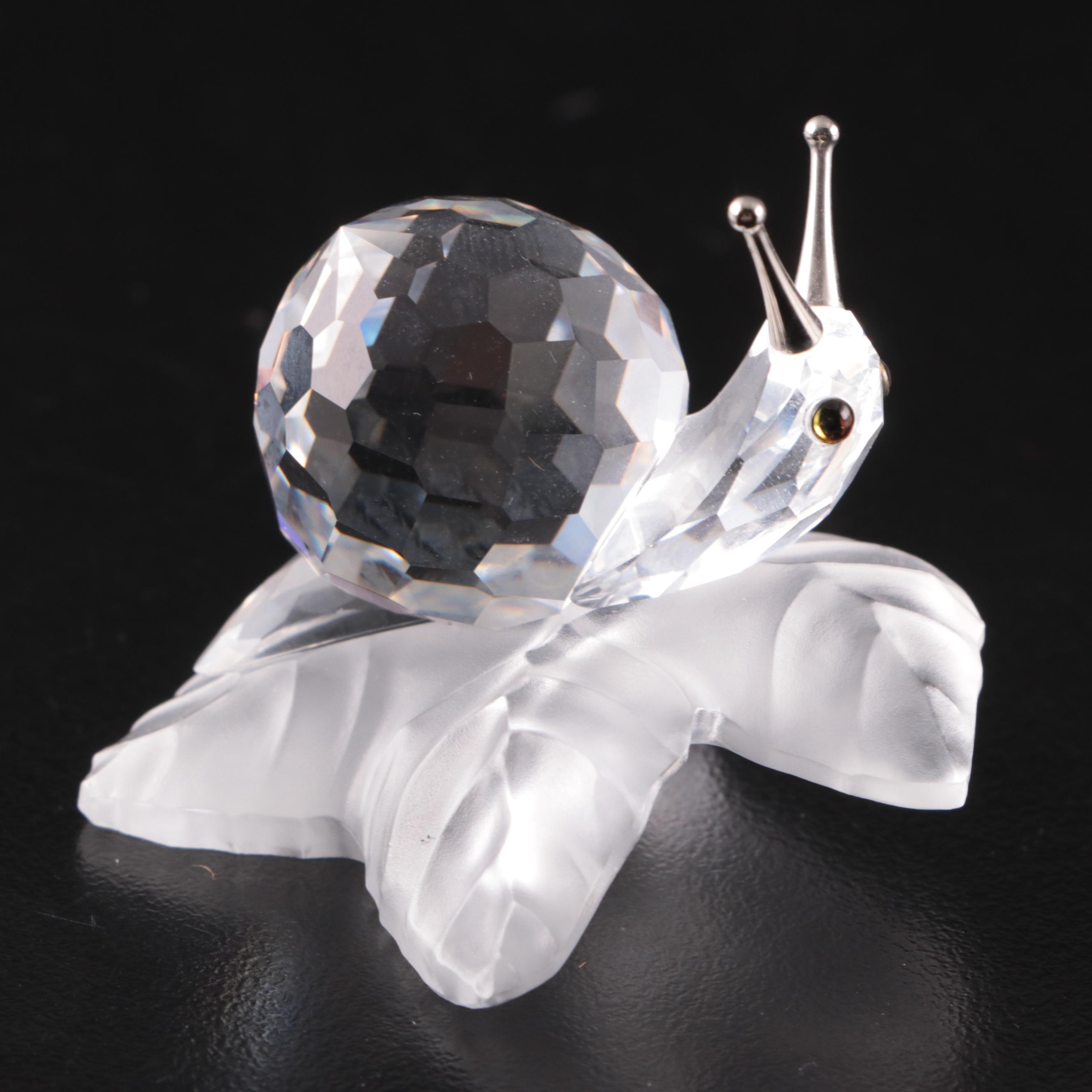 Swarovski Crystal Bear, Fox, Wolf and Other Woodland Animals, Late 20th C.