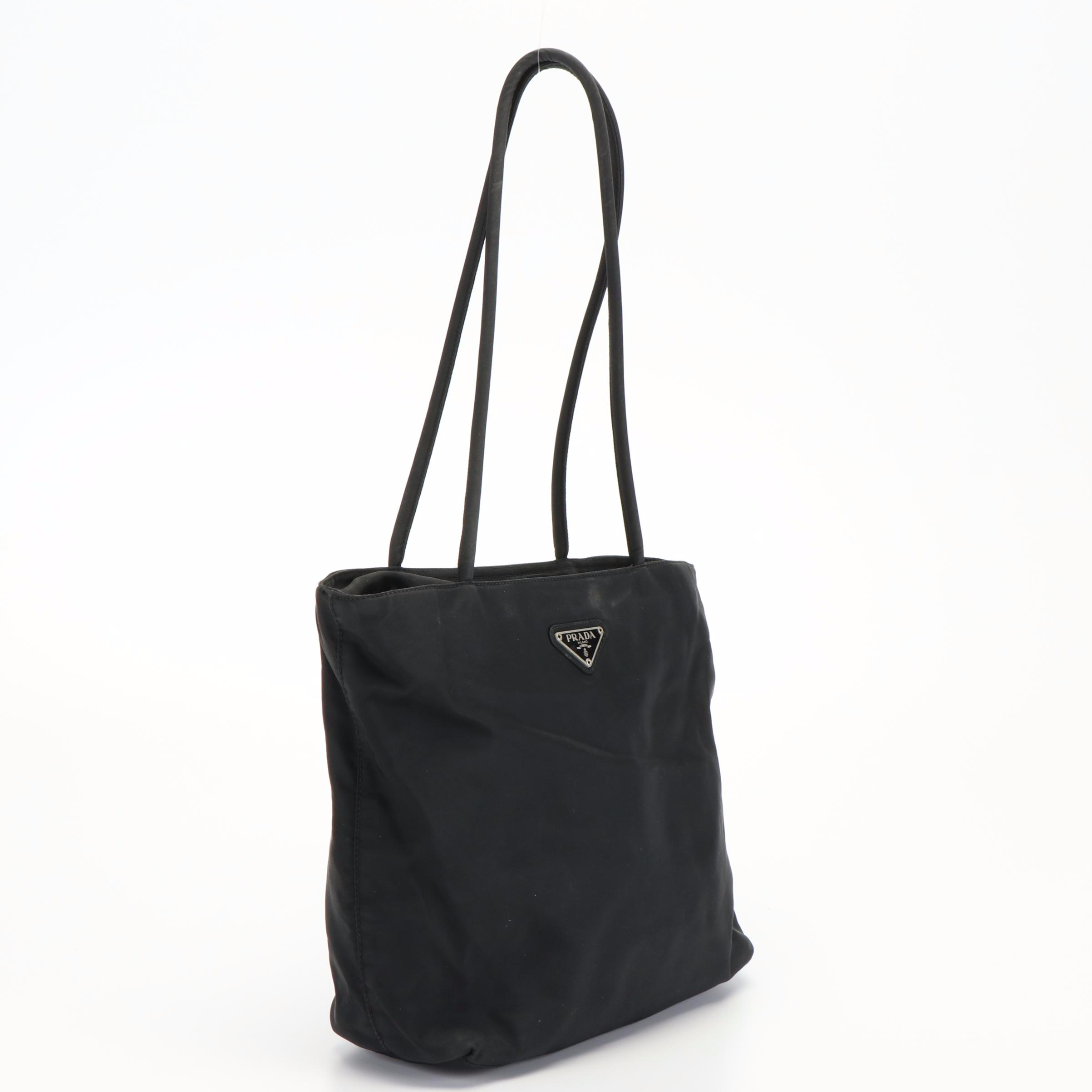 Prada Black Nylon Shoulder Bag