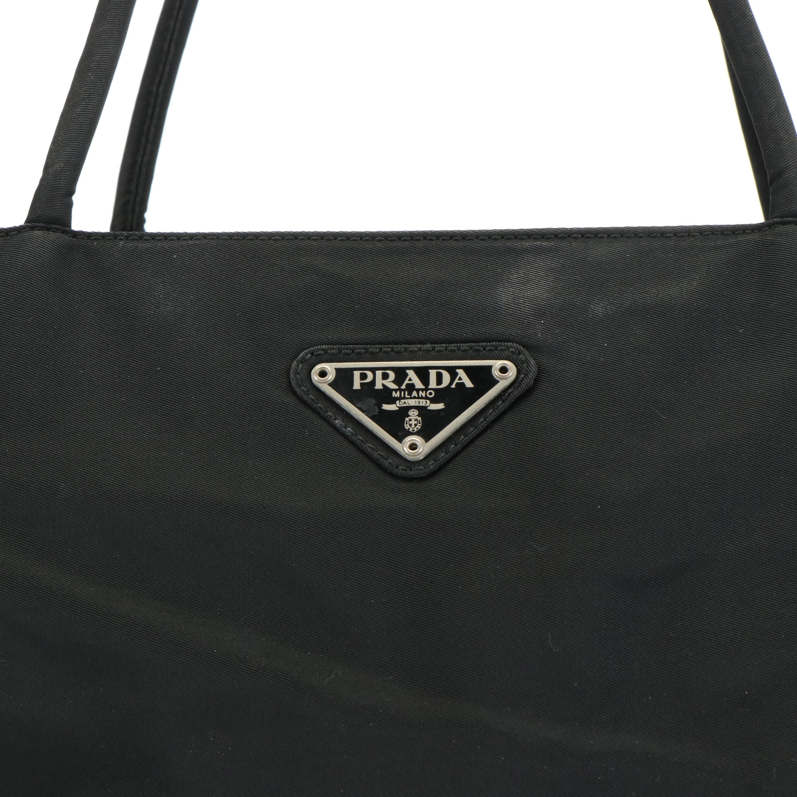 Prada Black Nylon Shoulder Bag