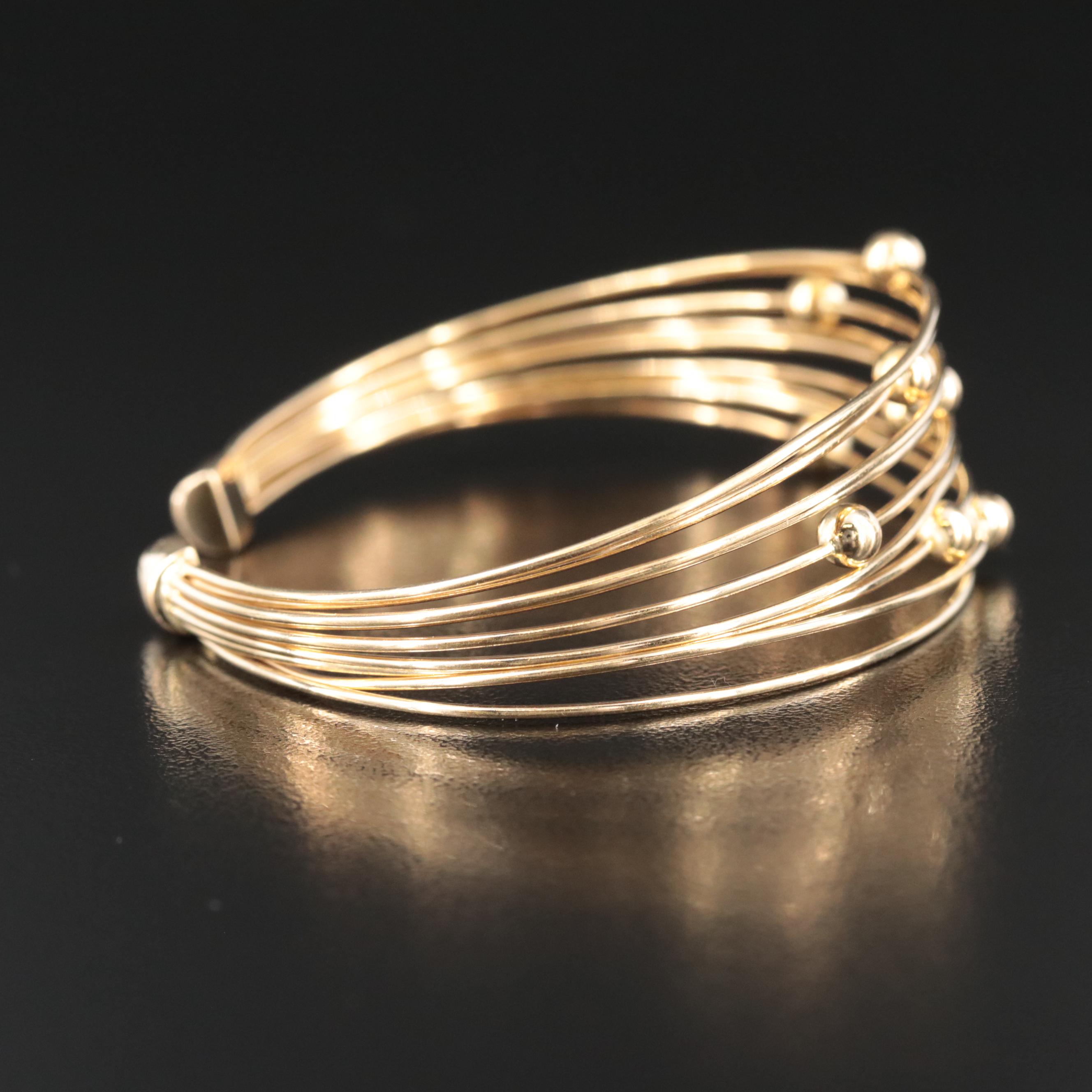 Italian 18K Cuff Bracelet
