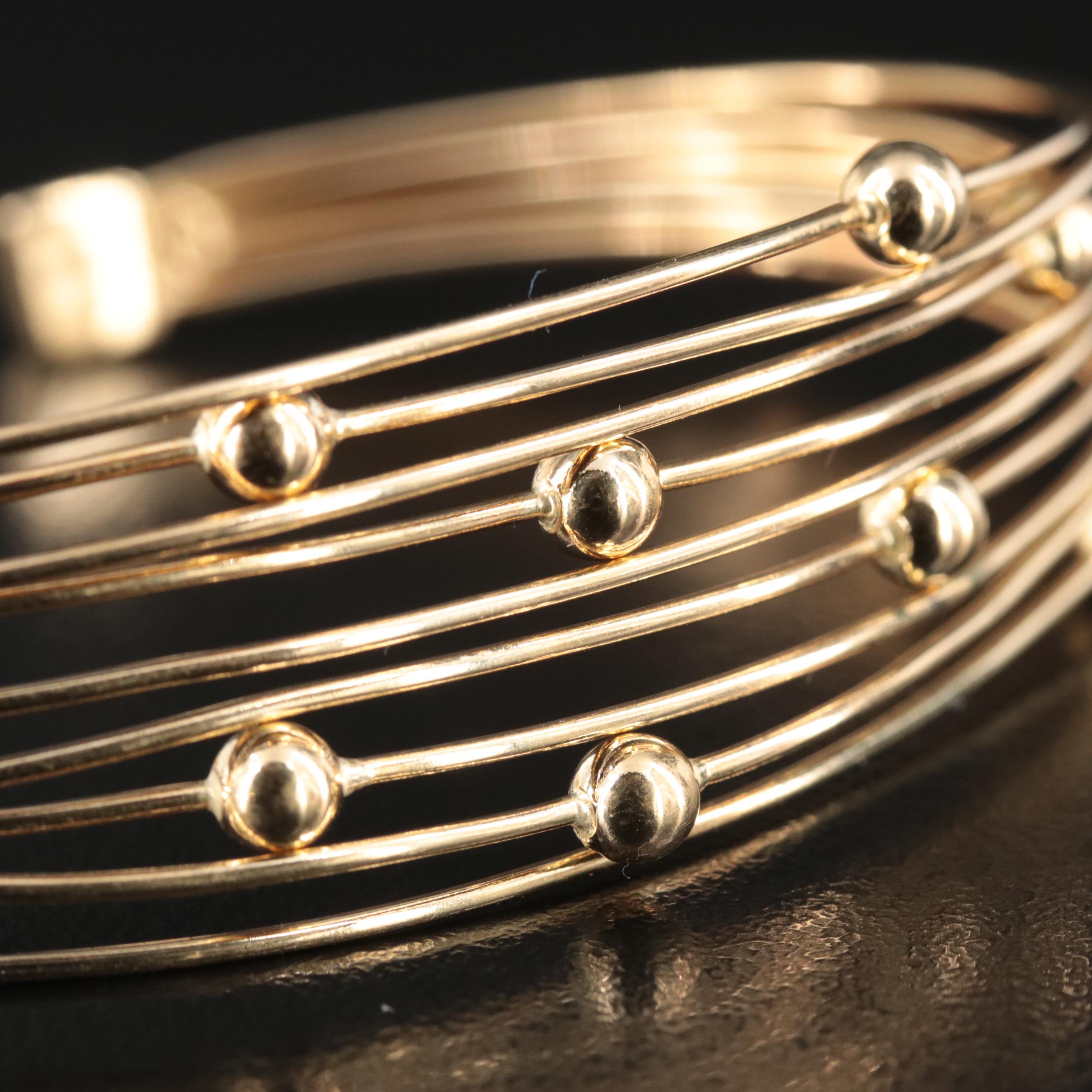 Italian 18K Cuff Bracelet