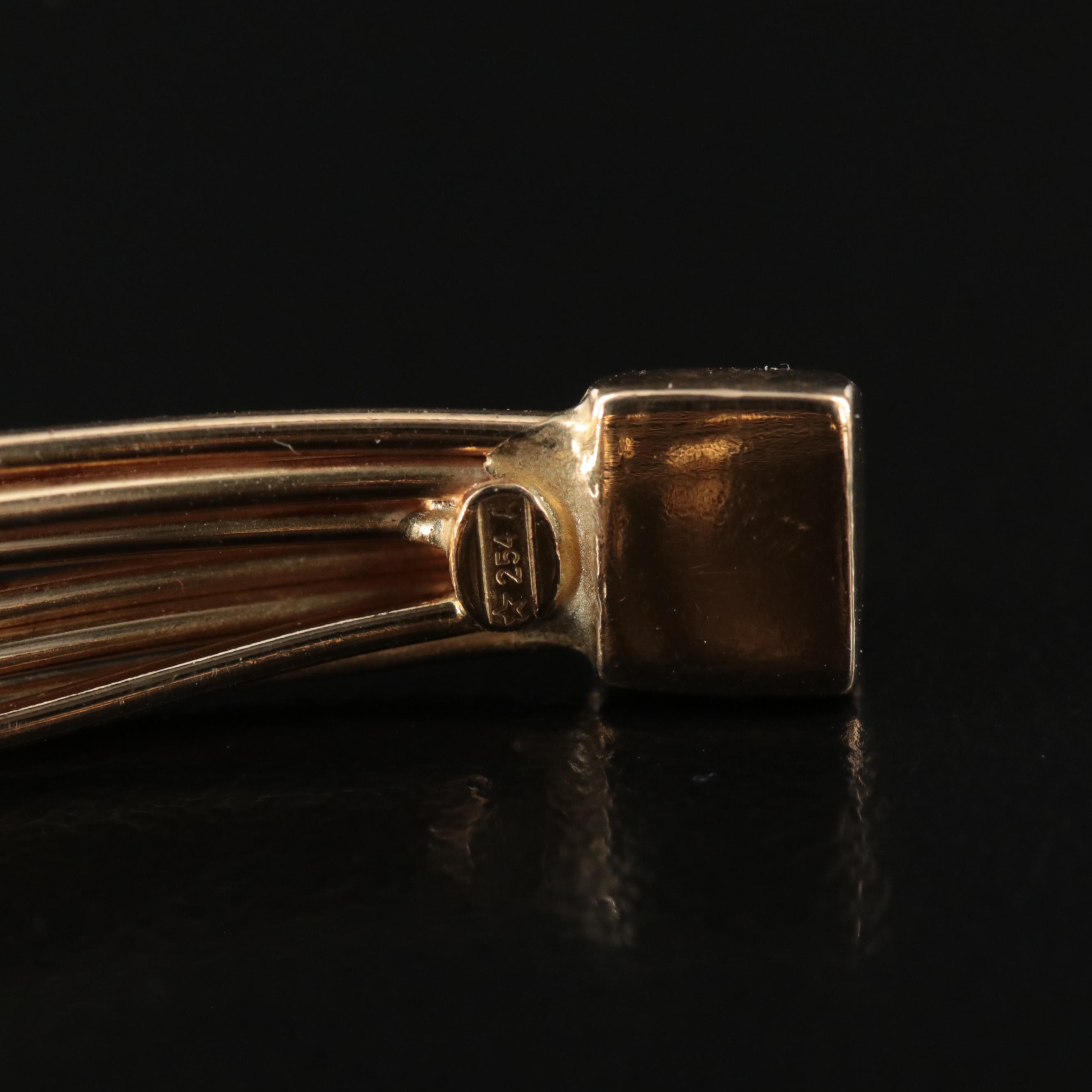 Italian 18K Cuff Bracelet