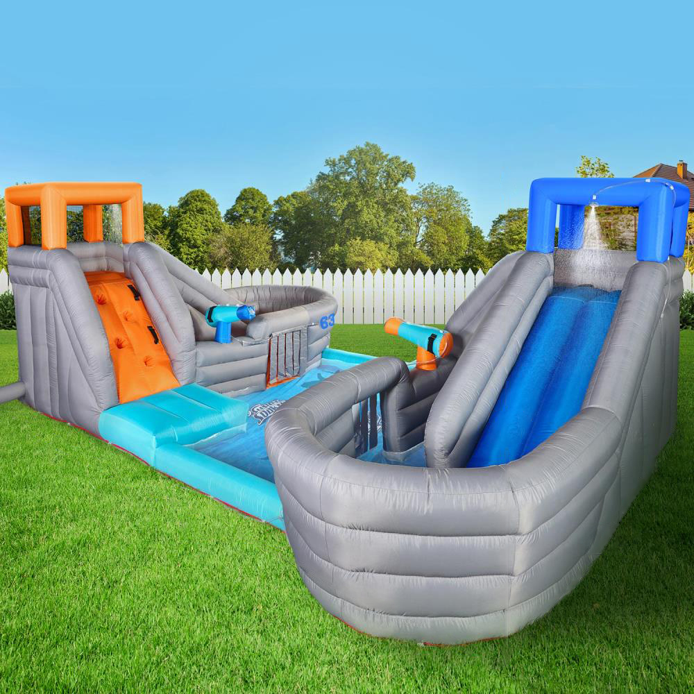 Super Soaker Giant Inflatable Battleship Water Park