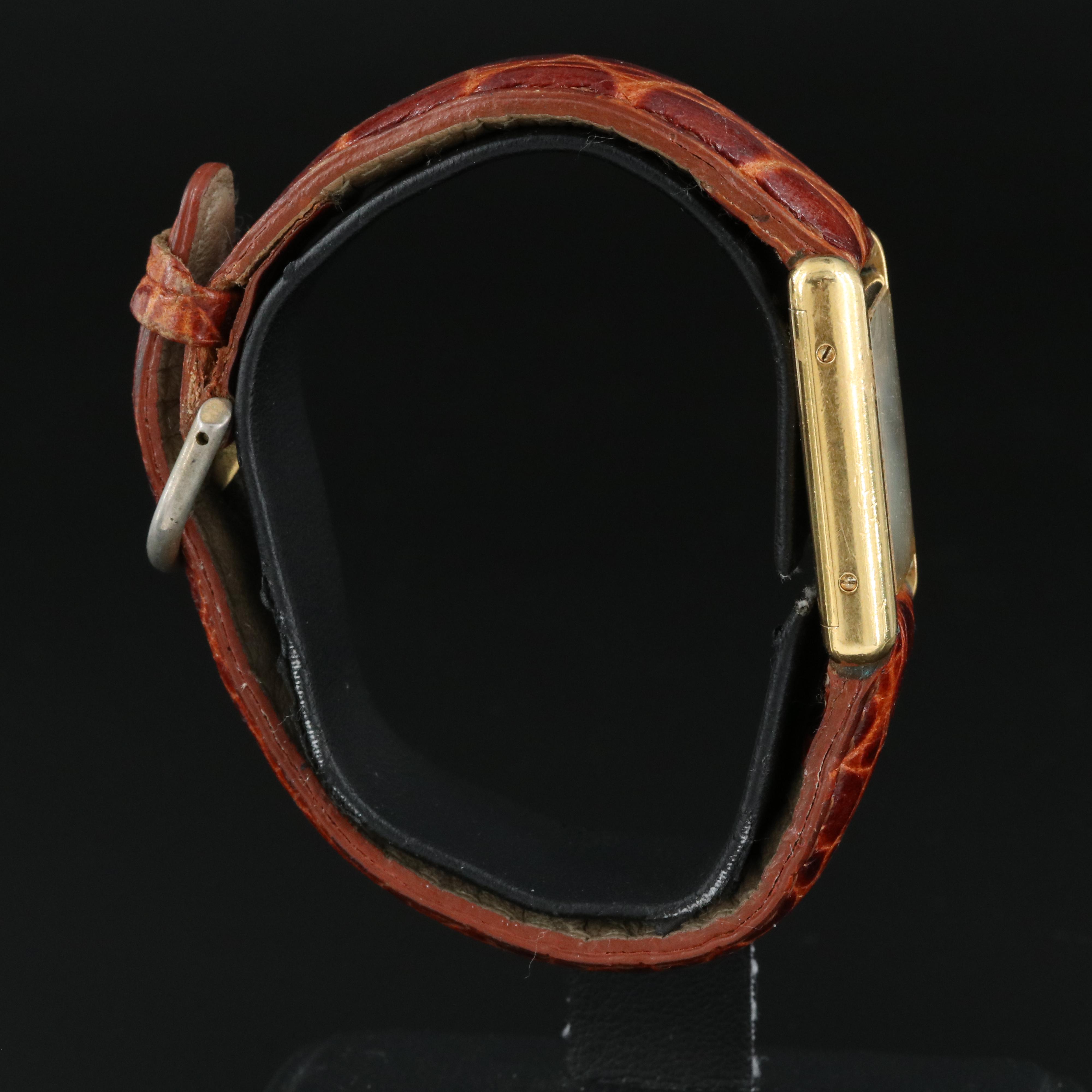 Cartier Tank Louis Manual-Wind, Gold-Plated Watch