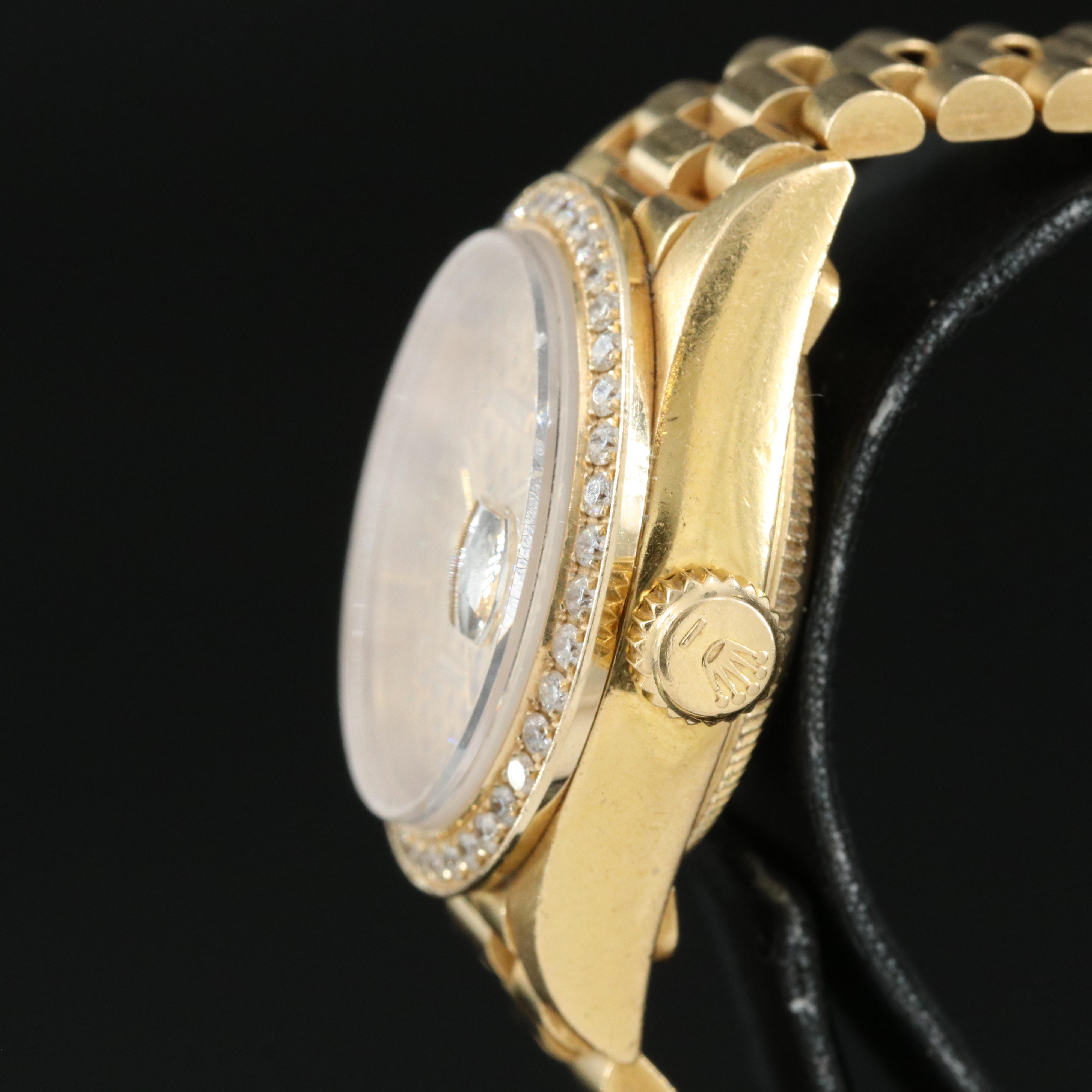 1987-88 Rolex Custom Diamond Dial and Bezel Datejust Watch
