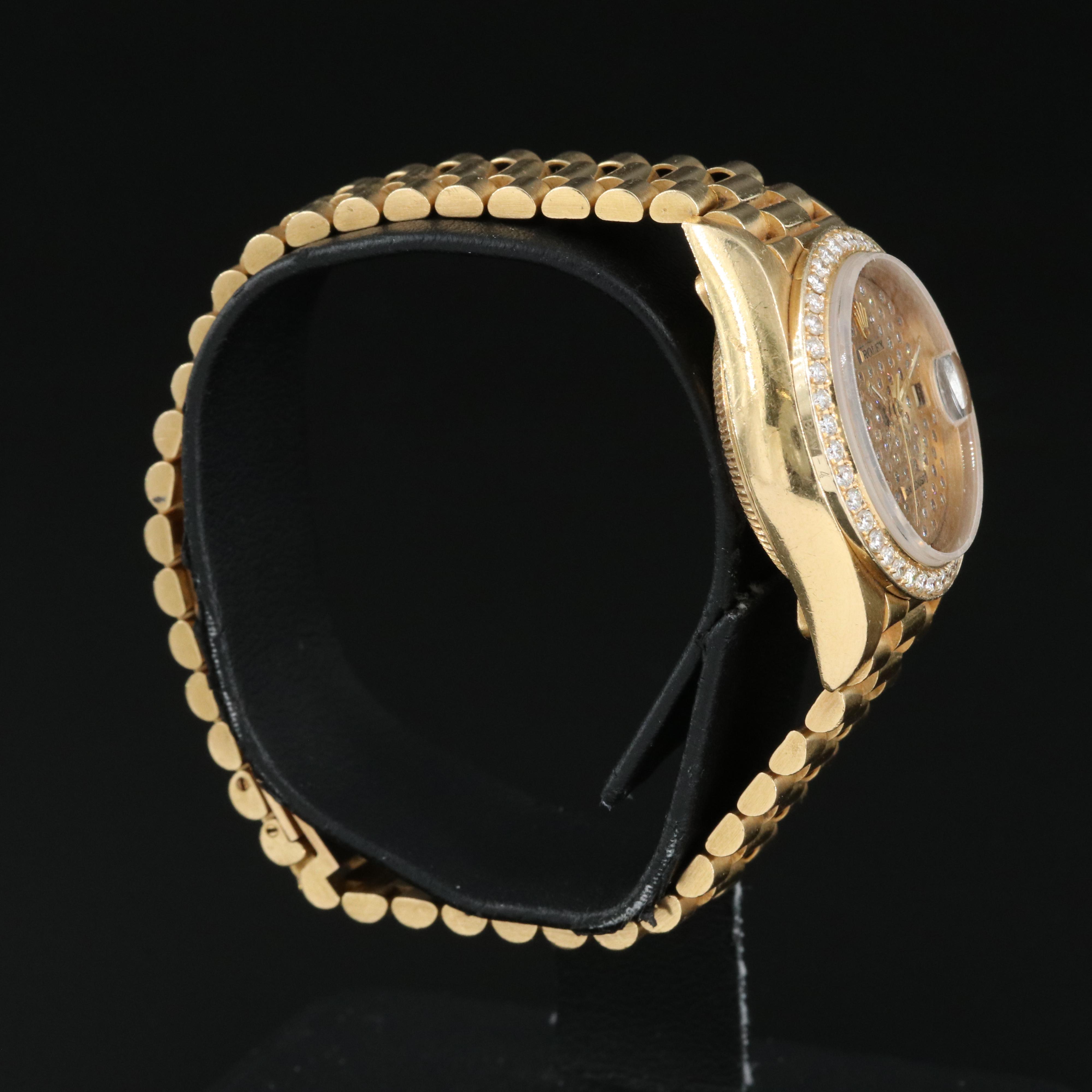 1987-88 Rolex Custom Diamond Dial and Bezel Datejust Watch