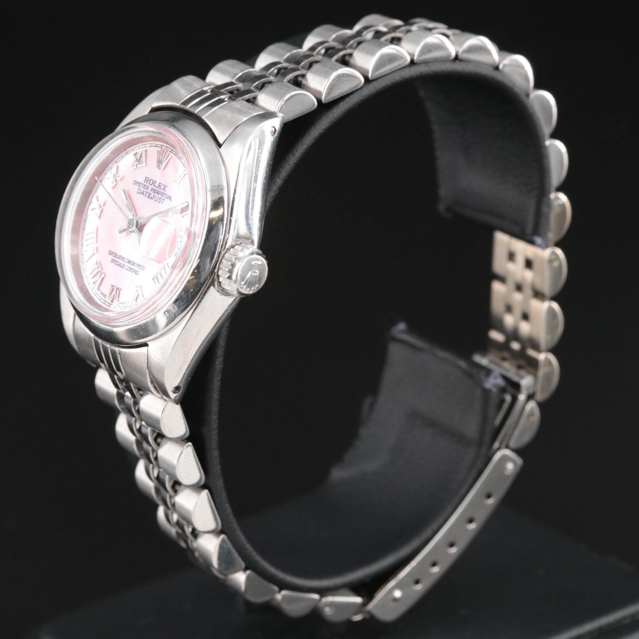 1980 Rolex Mother-of-Pearl Dial Datejust Watch