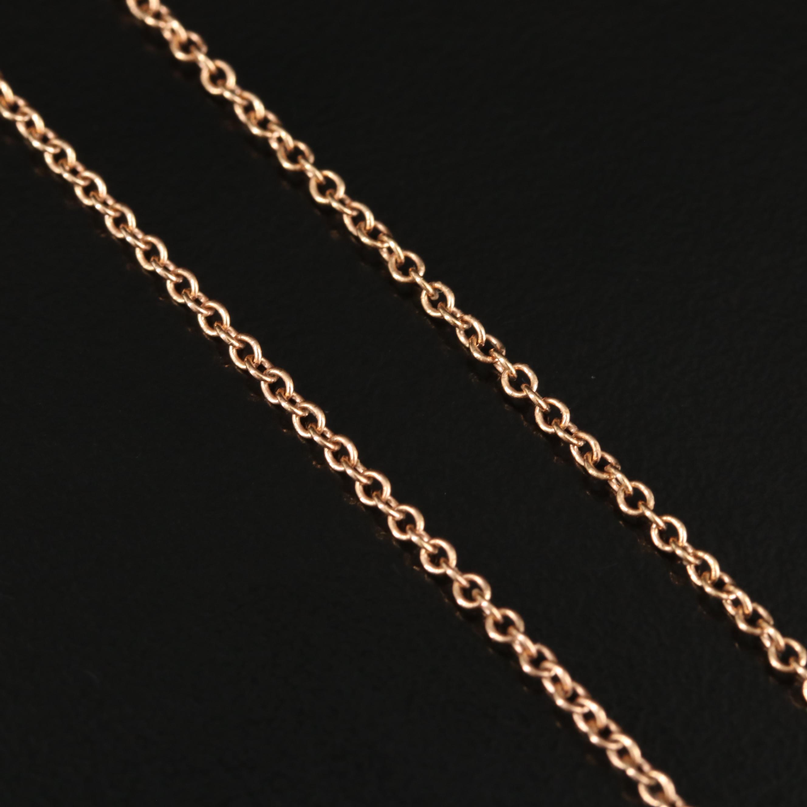 18K Rose Gold Diamond and Rose Quartz Flower Pendant Necklace