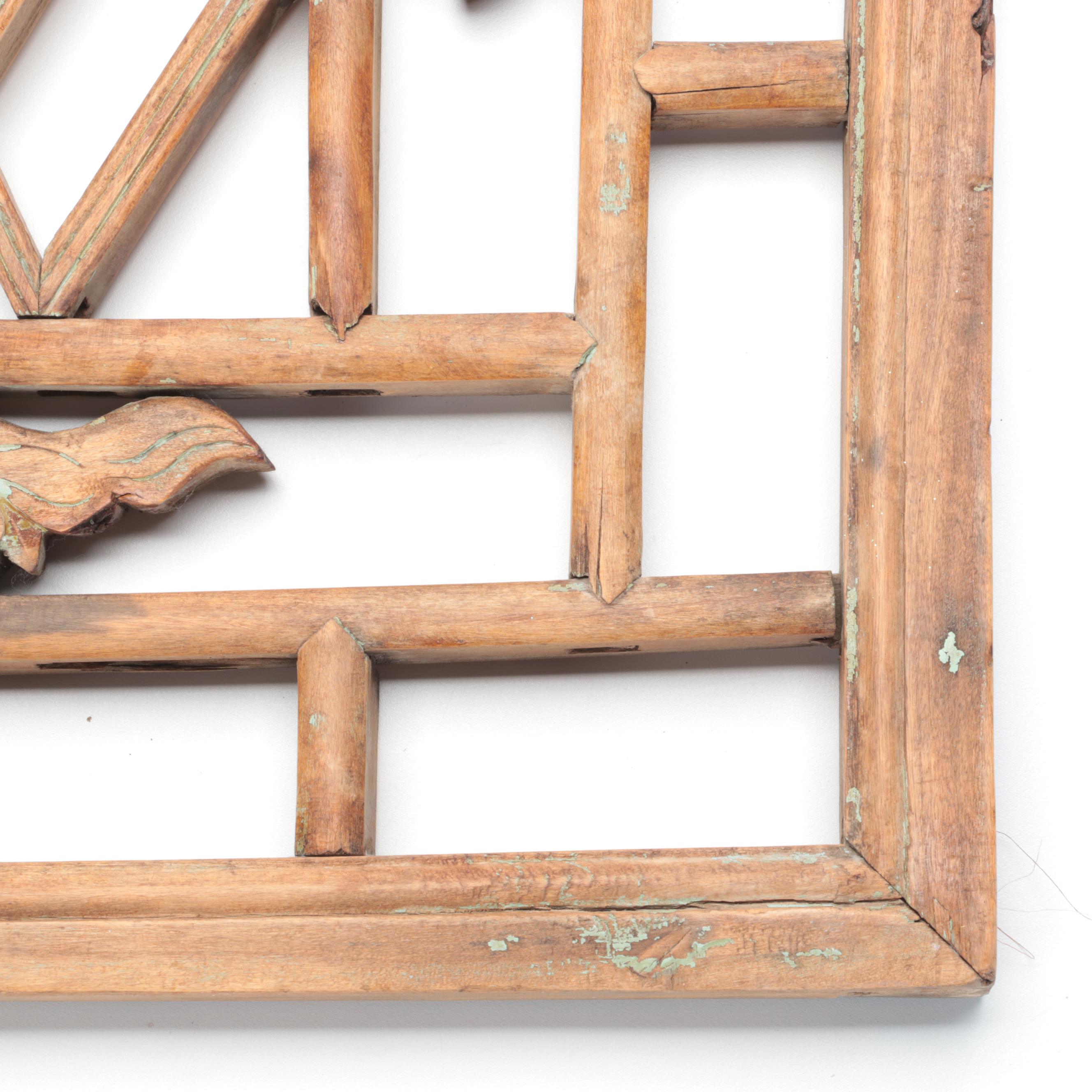 Chinese Wooden Screen Panels