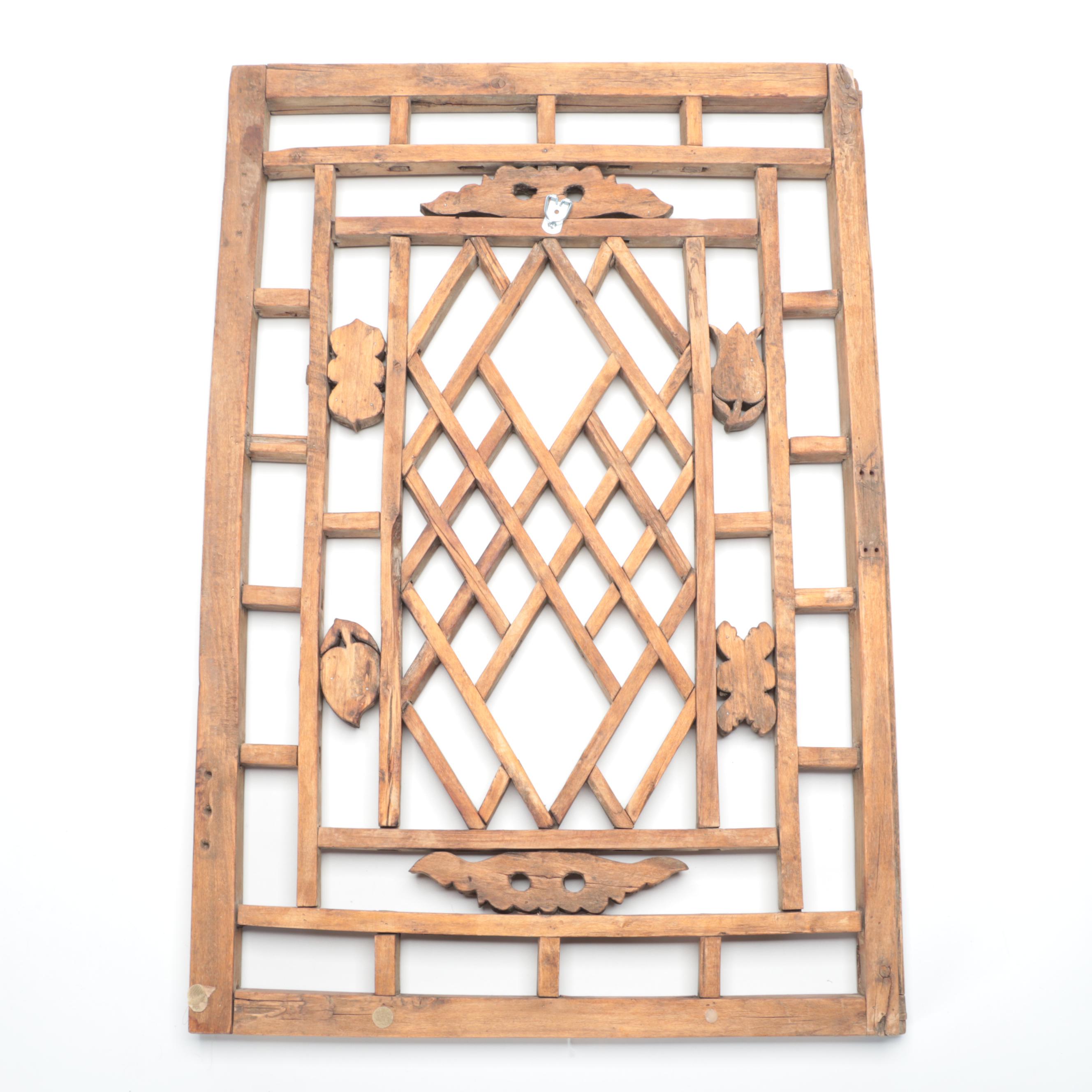 Chinese Wooden Screen Panels