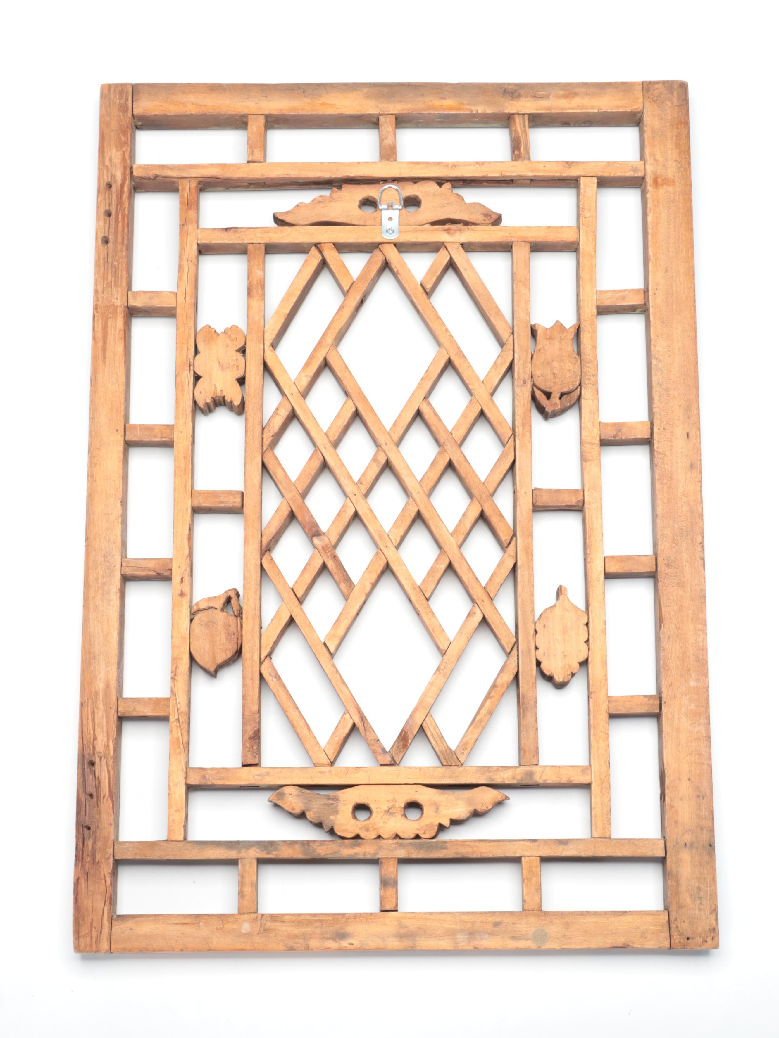Chinese Wooden Screen Panels