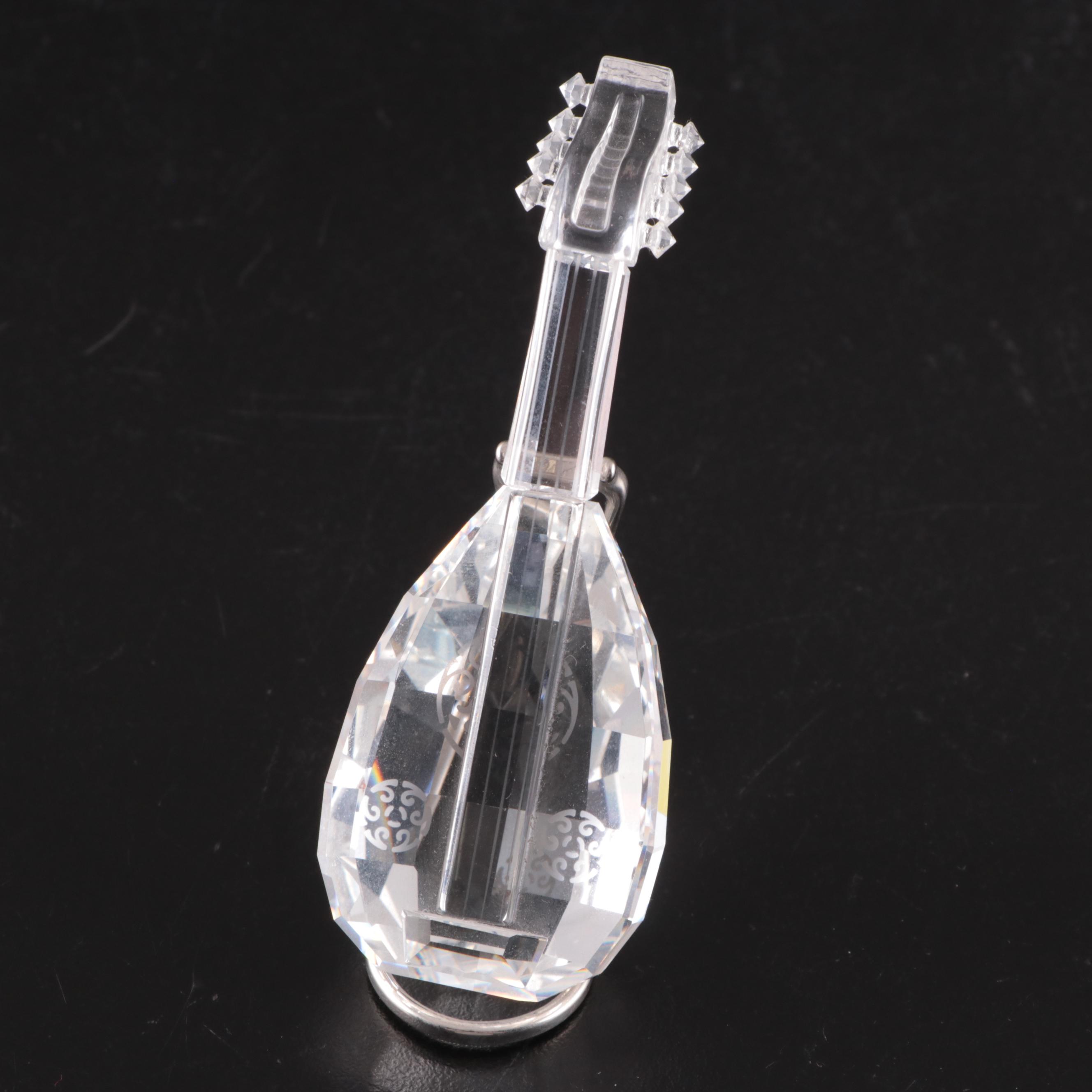 Swarovski Crystal Musical Instruments with Display Platform