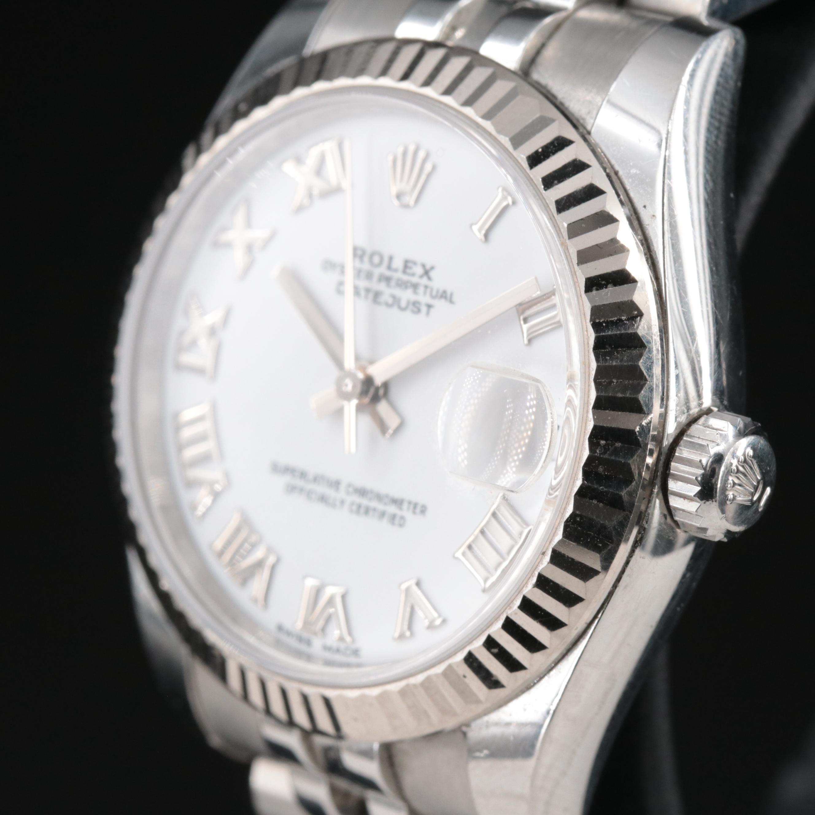 Rolex Oyster Perpetual Datejust Stainless Steel Watch