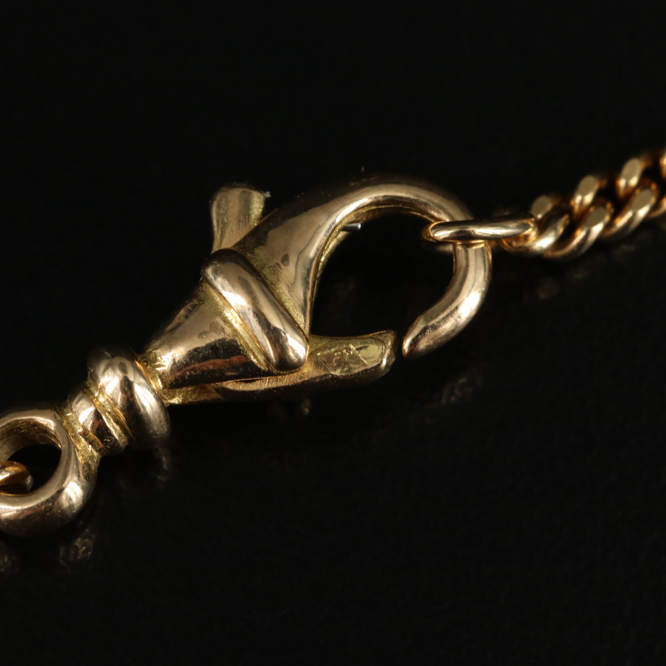 18K Curb Link Necklace
