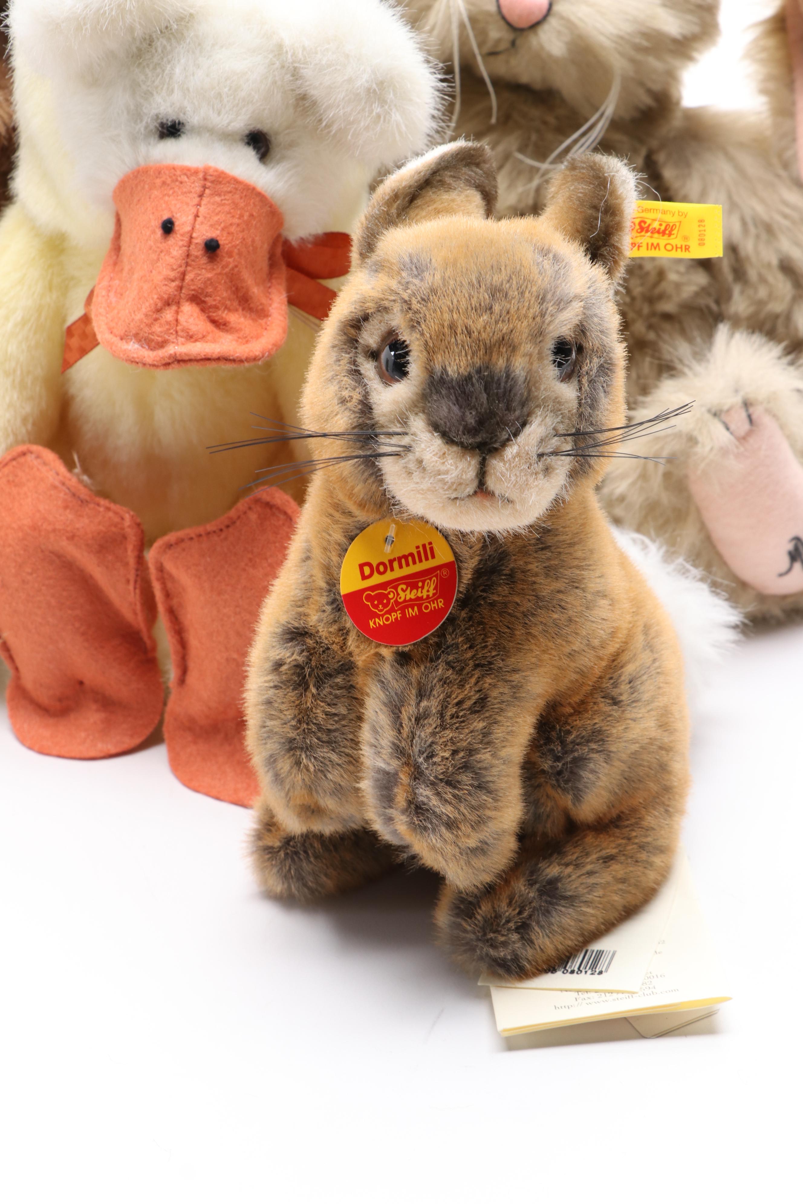 Steiff, Ganz and More Stuffed Plush Animals