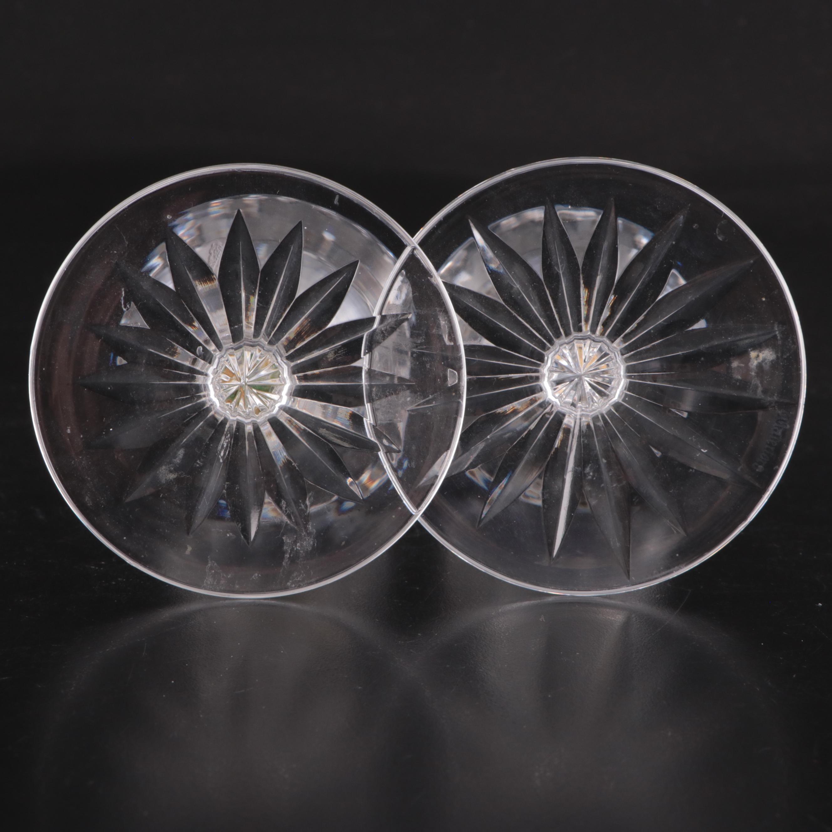 Waterford Crystal Pedestal Bowl with Crystal Candlesticks and More