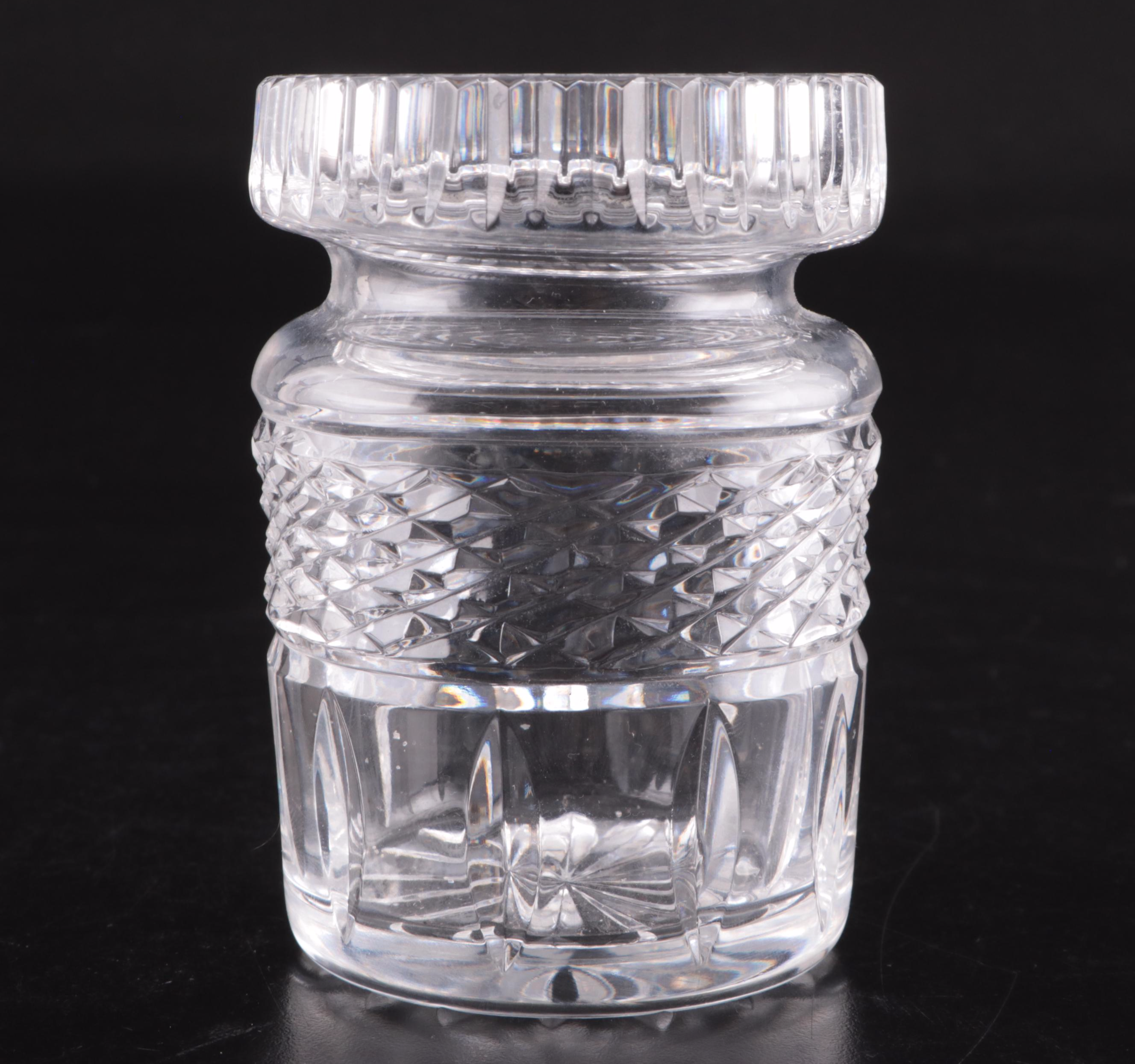 Waterford Crystal Pedestal Bowl with Crystal Candlesticks and More