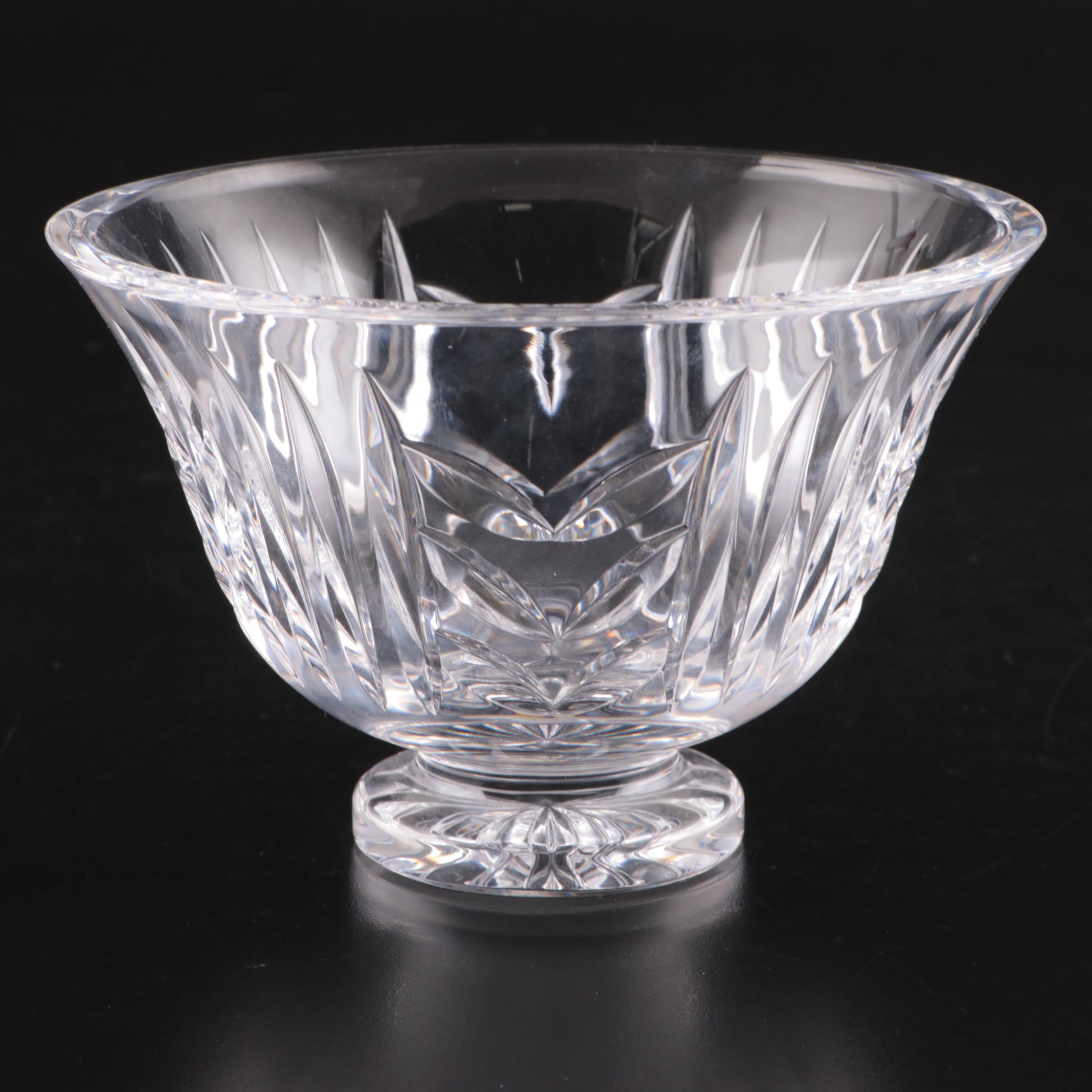Waterford Crystal Pedestal Bowl with Crystal Candlesticks and More
