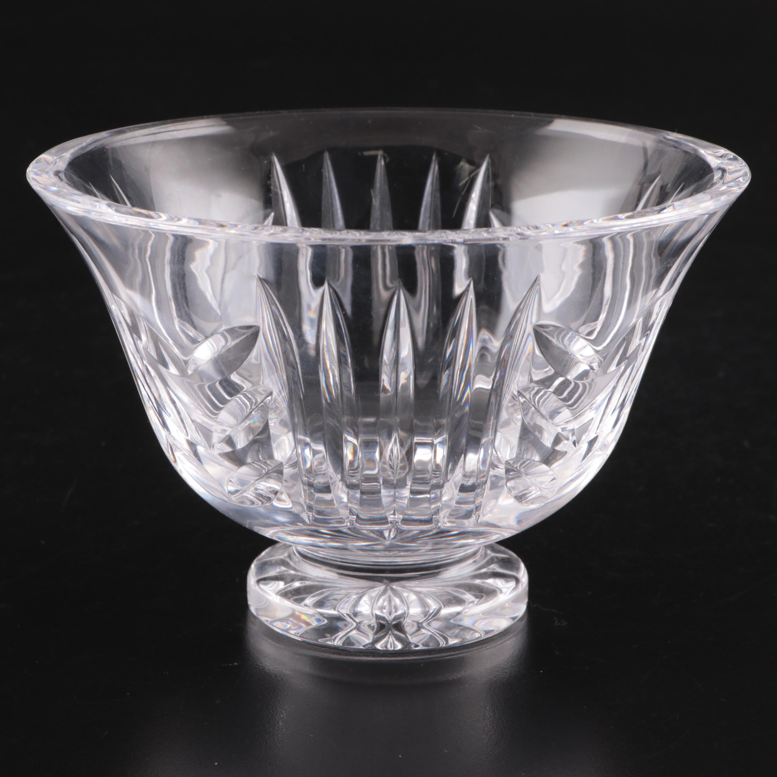 Waterford Crystal Pedestal Bowl with Crystal Candlesticks and More