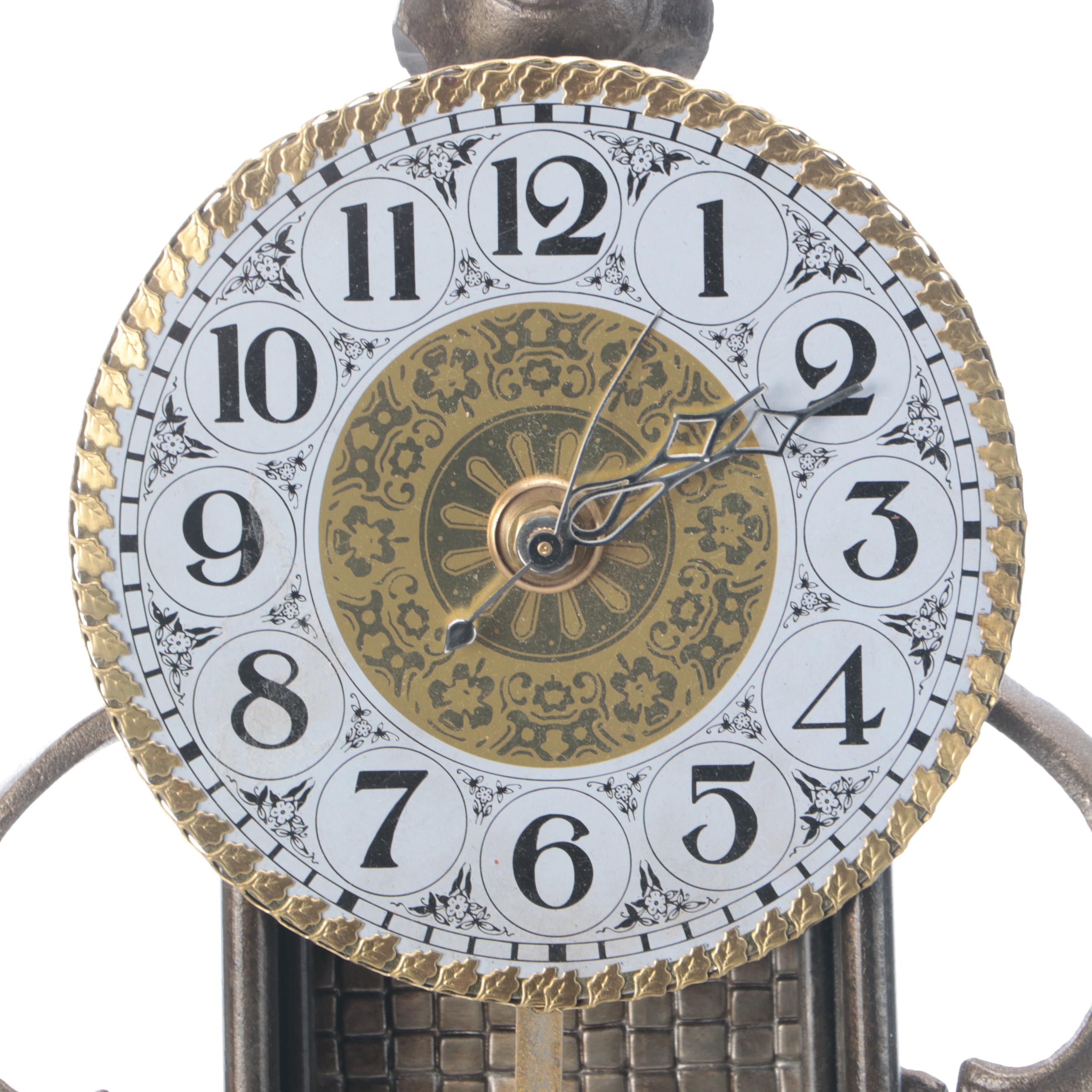 Rococo Style Wall Hanging Pendulum Clock EBTH