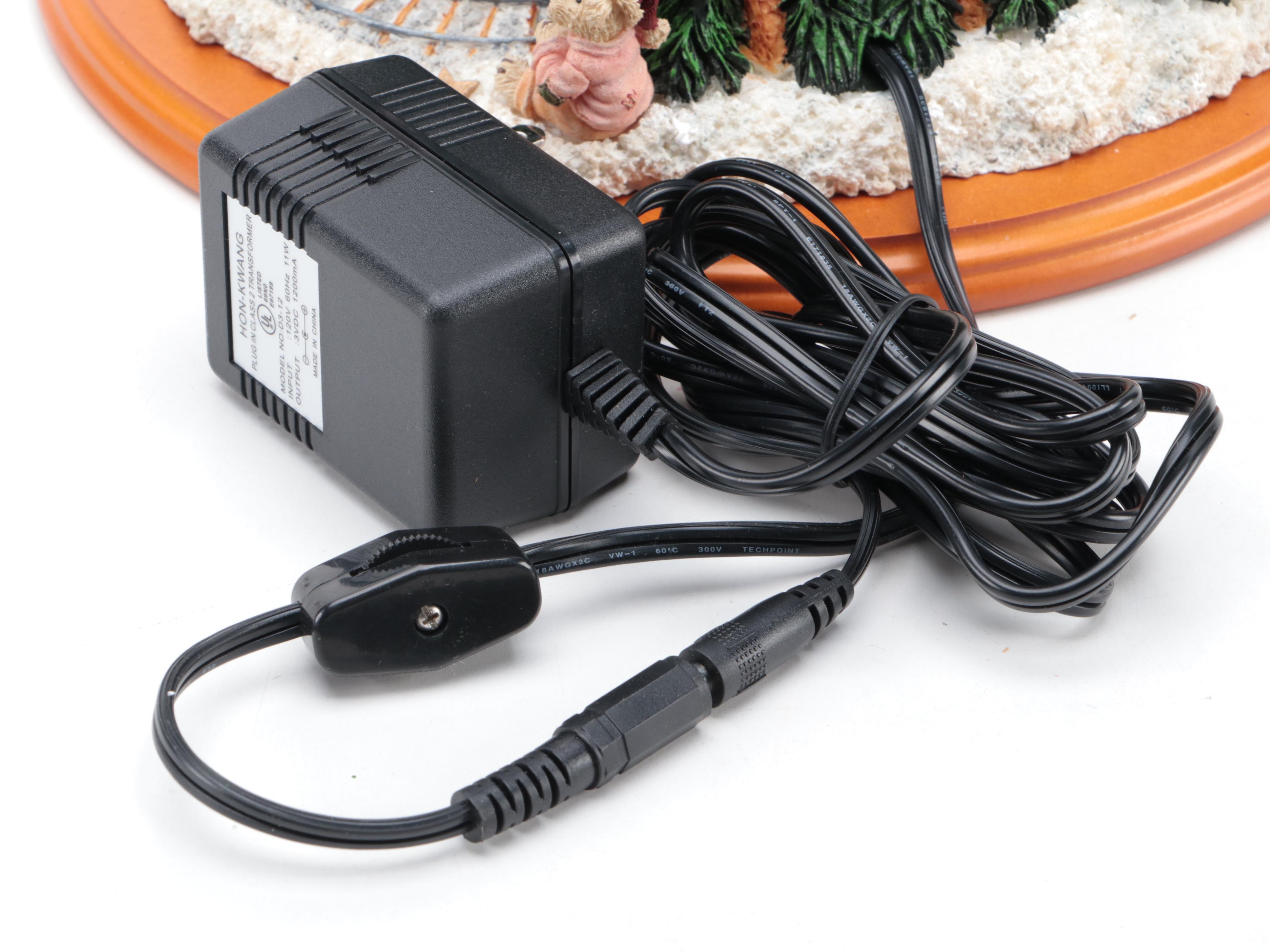 Boyds Bears Resin Light Up Christmas Tree Figurine