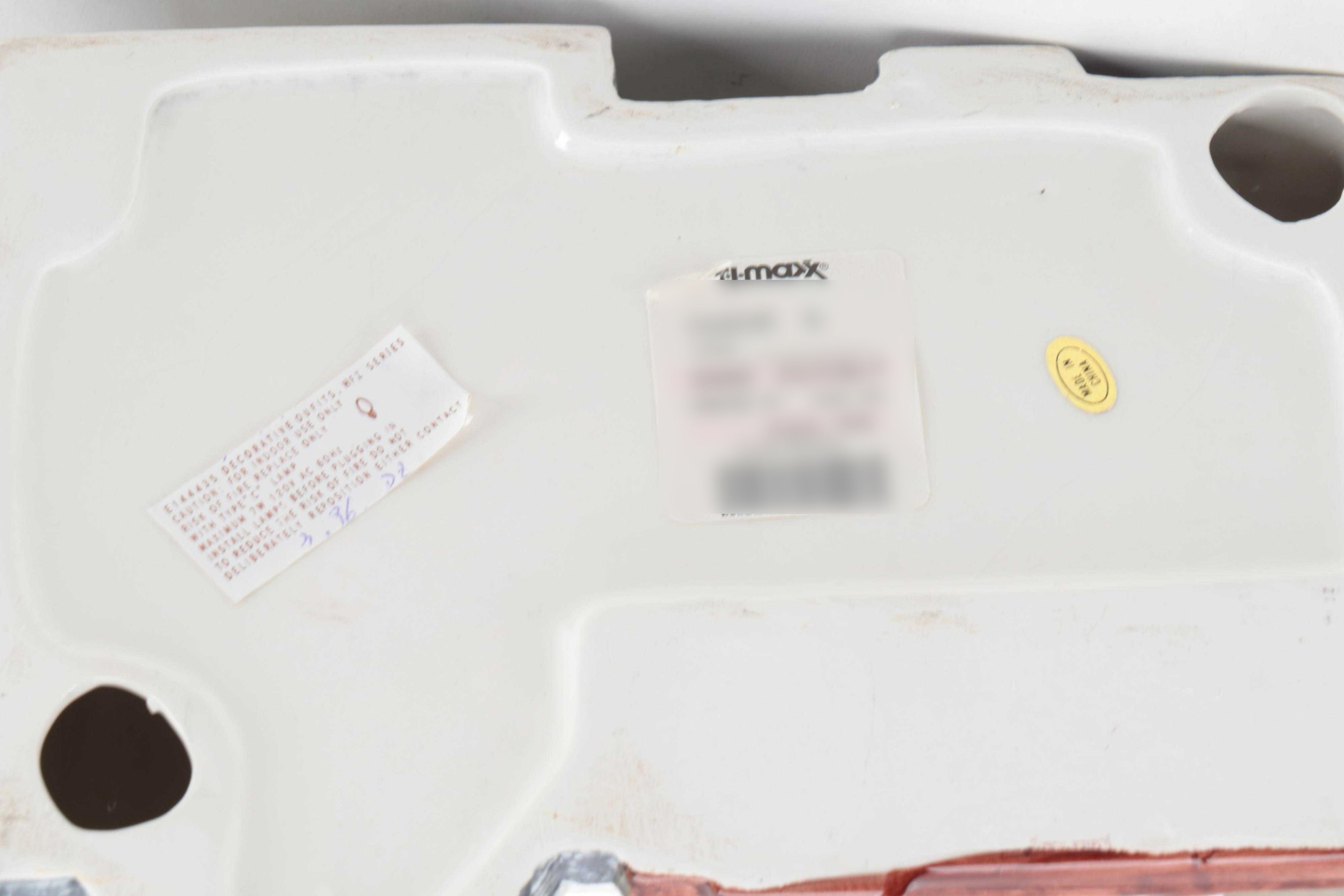 Ceramic Illuminated Christmas Village Buildings