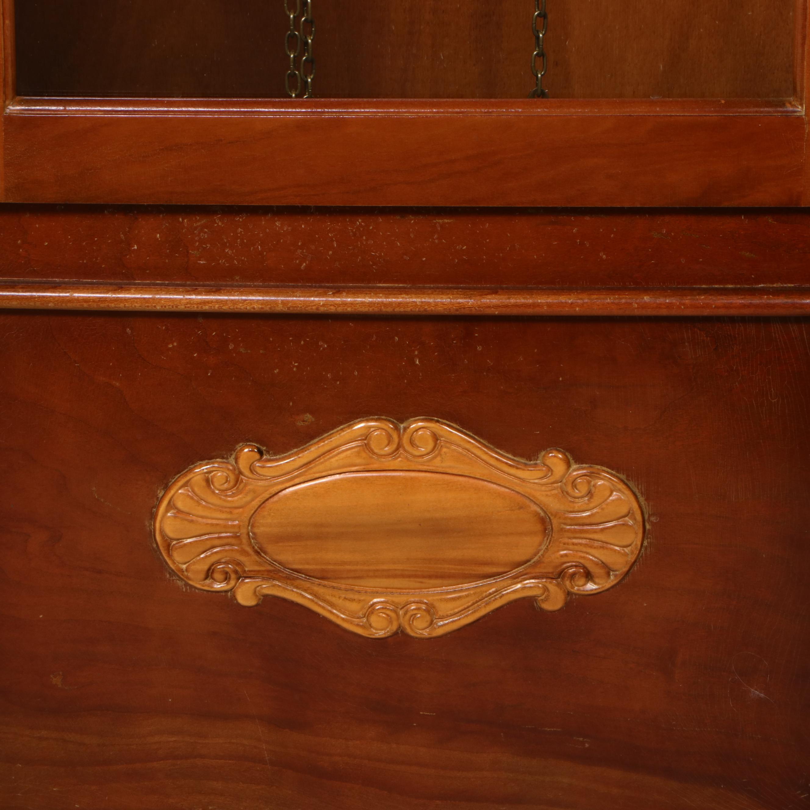 Herschede "Newton"  Cherry Wood Eight-Day Longwood Grandfather Clock