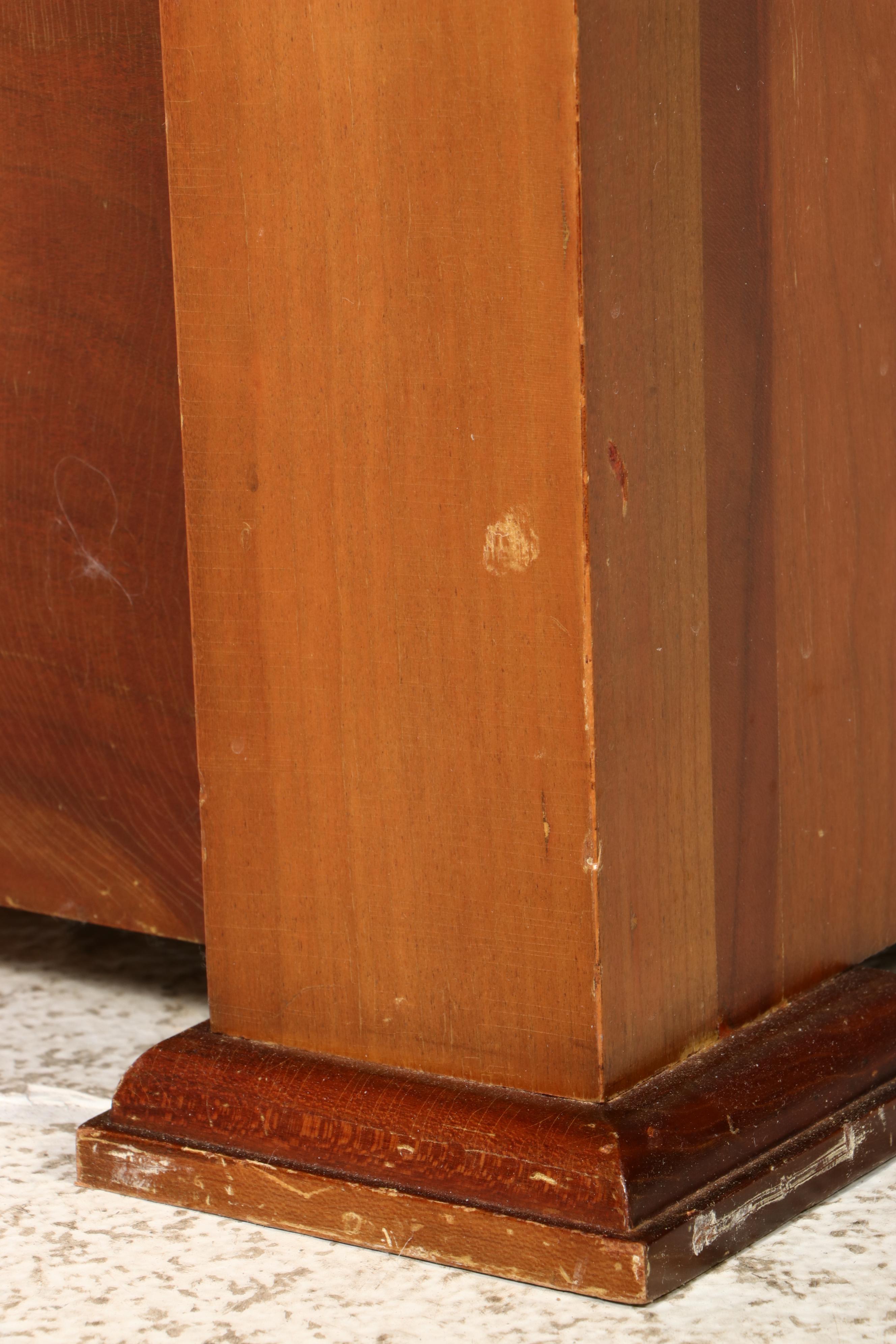 Herschede "Newton"  Cherry Wood Eight-Day Longwood Grandfather Clock