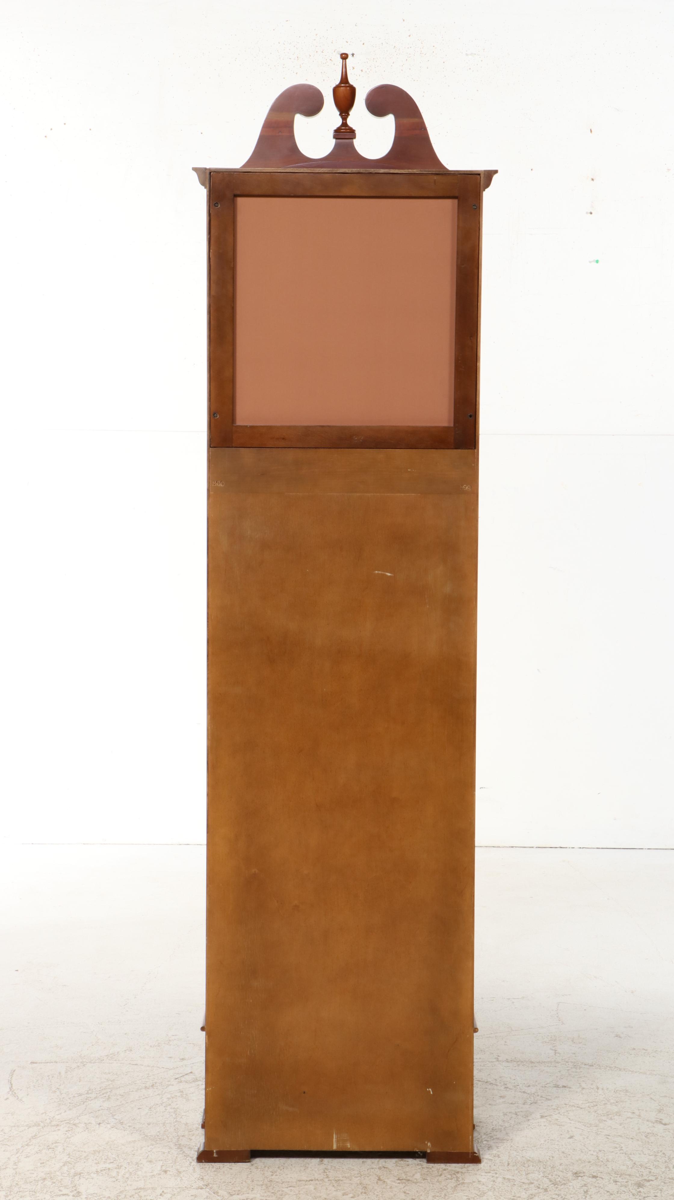 Herschede "Newton"  Cherry Wood Eight-Day Longwood Grandfather Clock