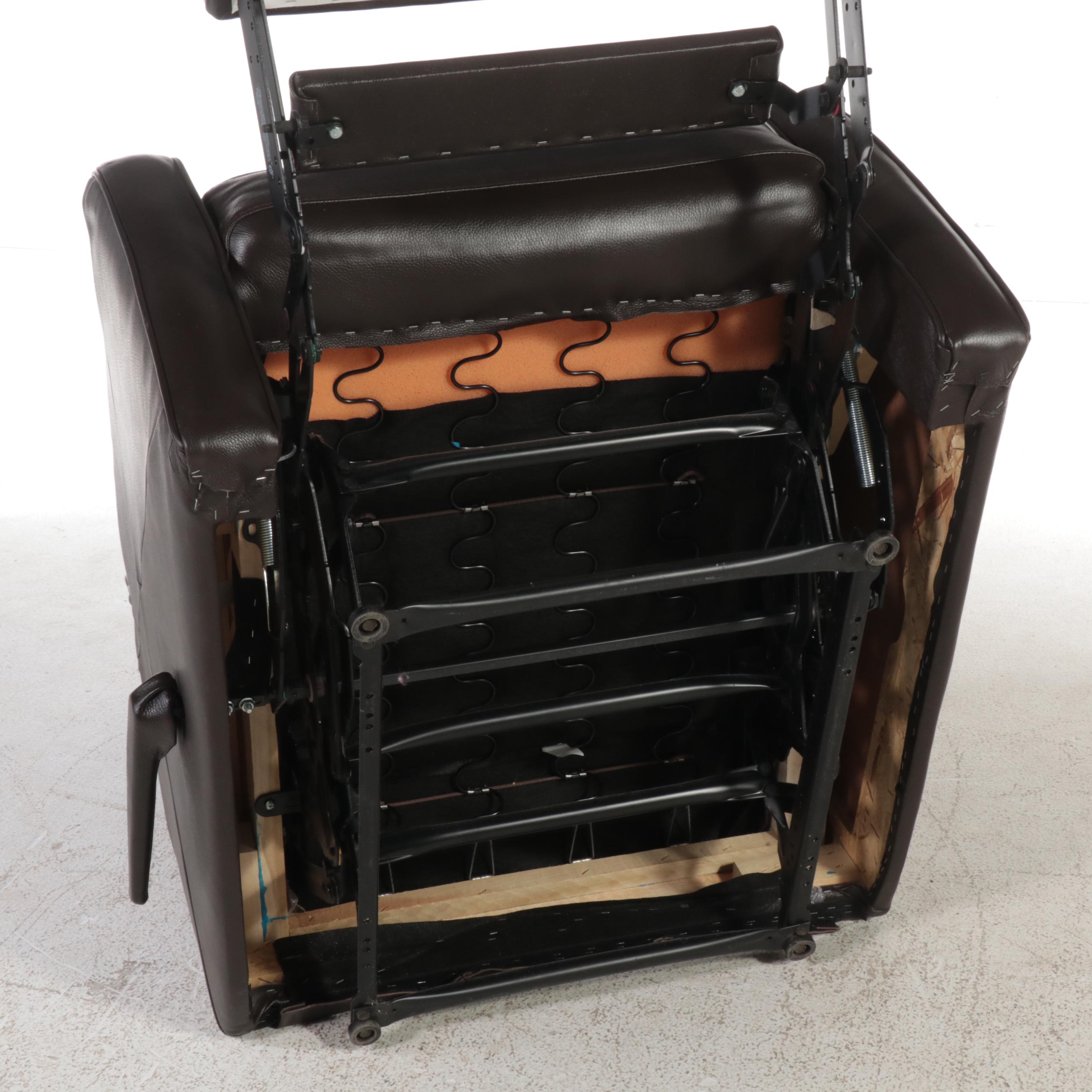 Pair of Palliser de Mexico Manual Leather Reclining Lounge Chairs EBTH