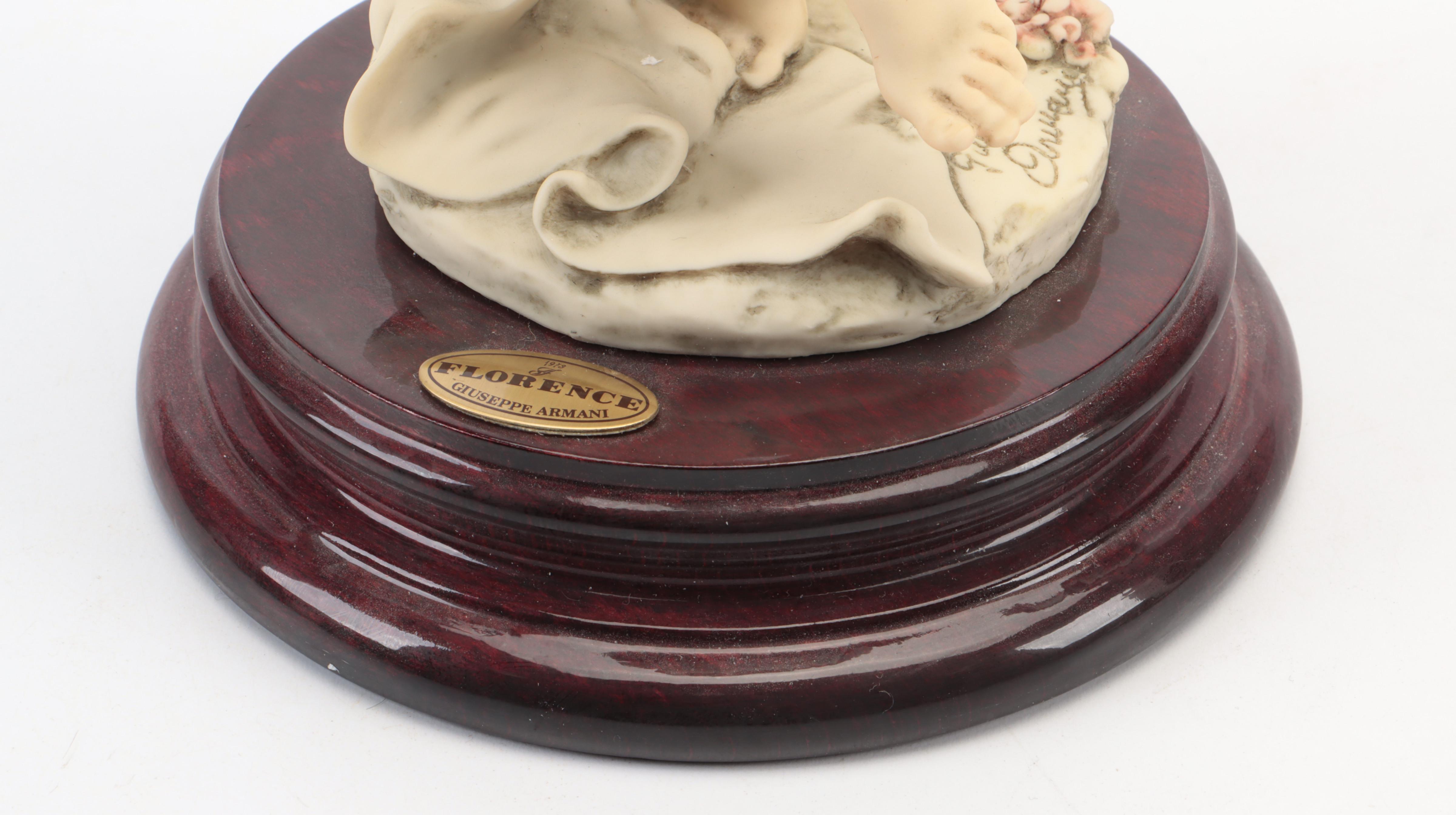 Giuseppe Armani "Melody" and "Rose" Porcelain Figurines