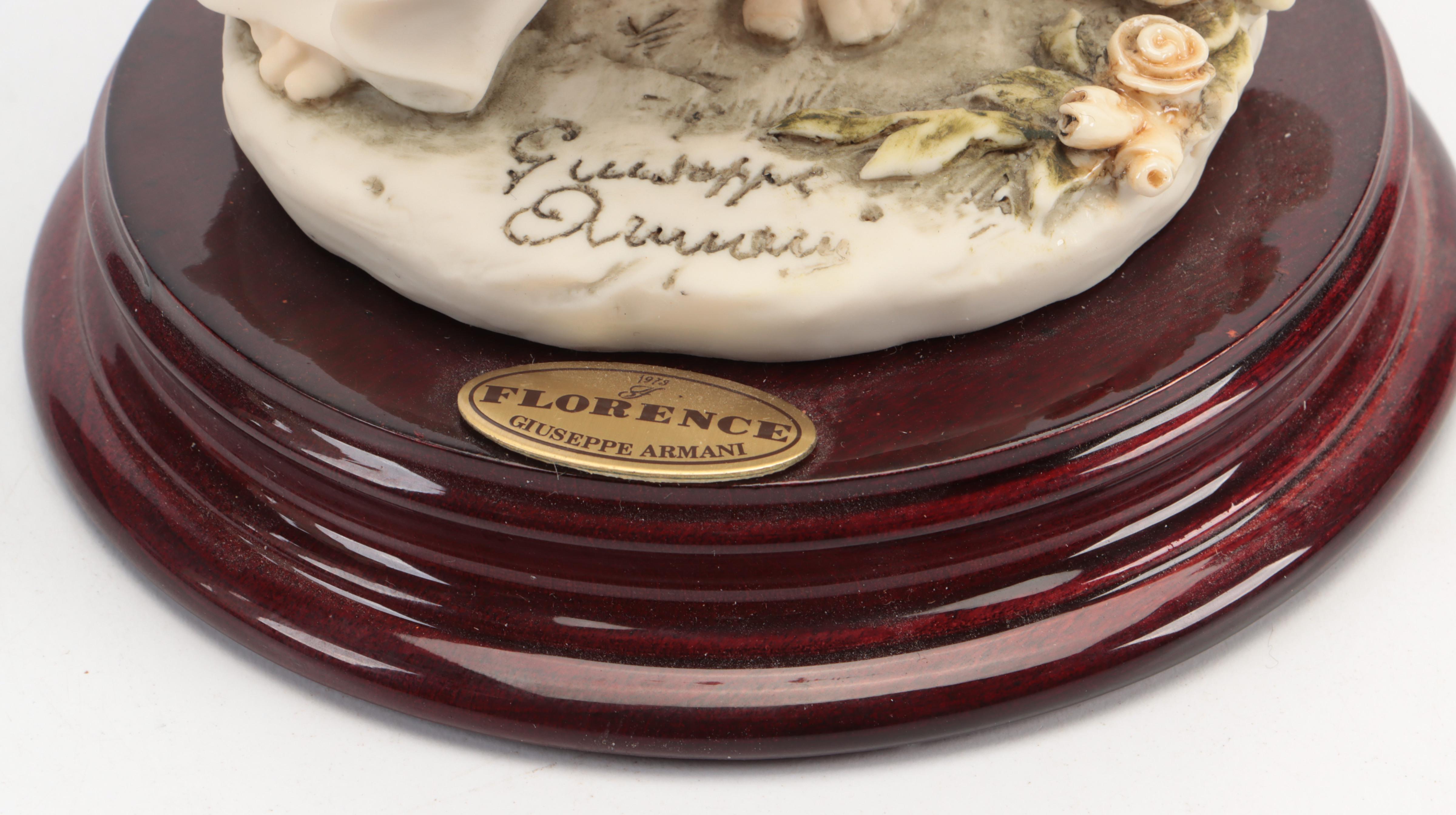 Giuseppe Armani "Melody" and "Rose" Porcelain Figurines