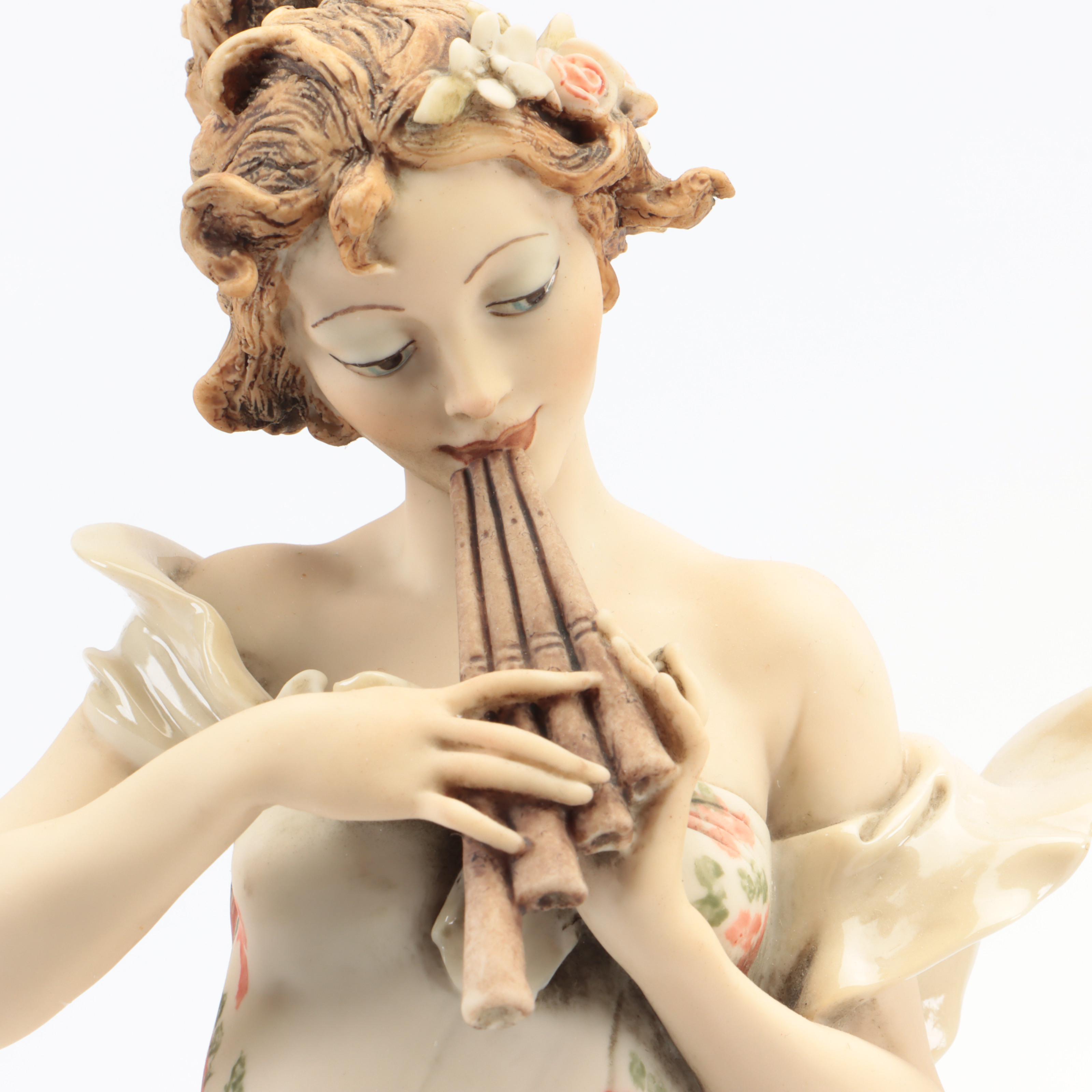 Giuseppe Armani "Melody" and "Rose" Porcelain Figurines