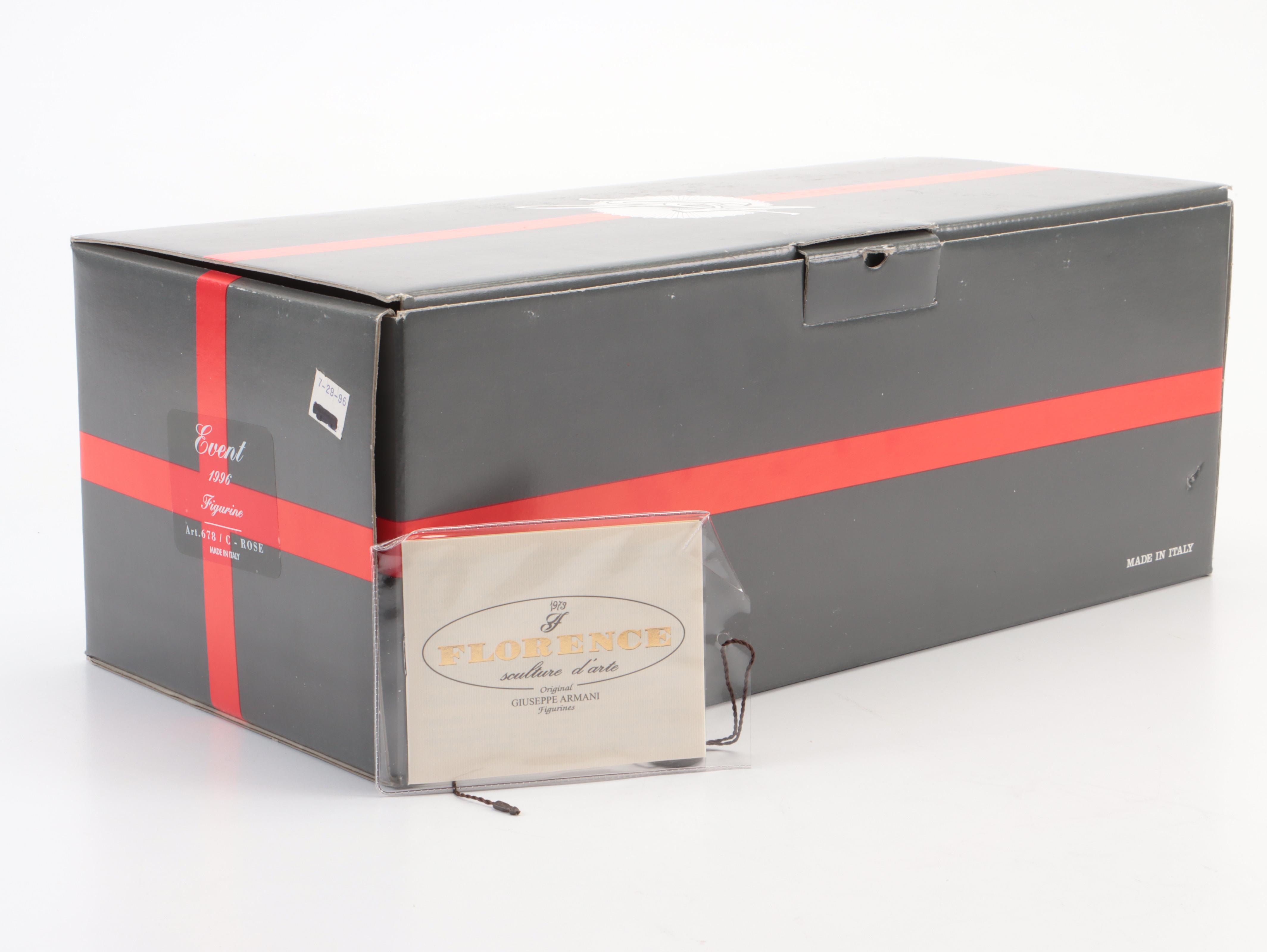 Giuseppe Armani "Melody" and "Rose" Porcelain Figurines